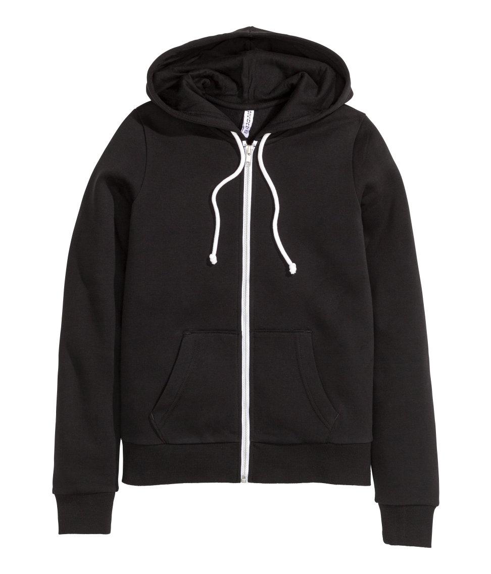 h&m short hooded jacket