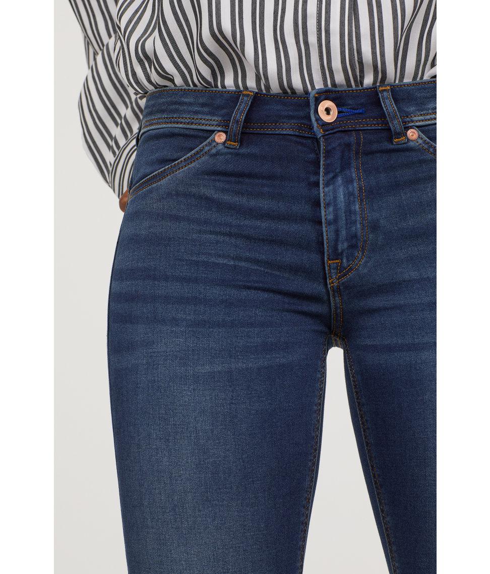feather soft jeggings low waist h&m