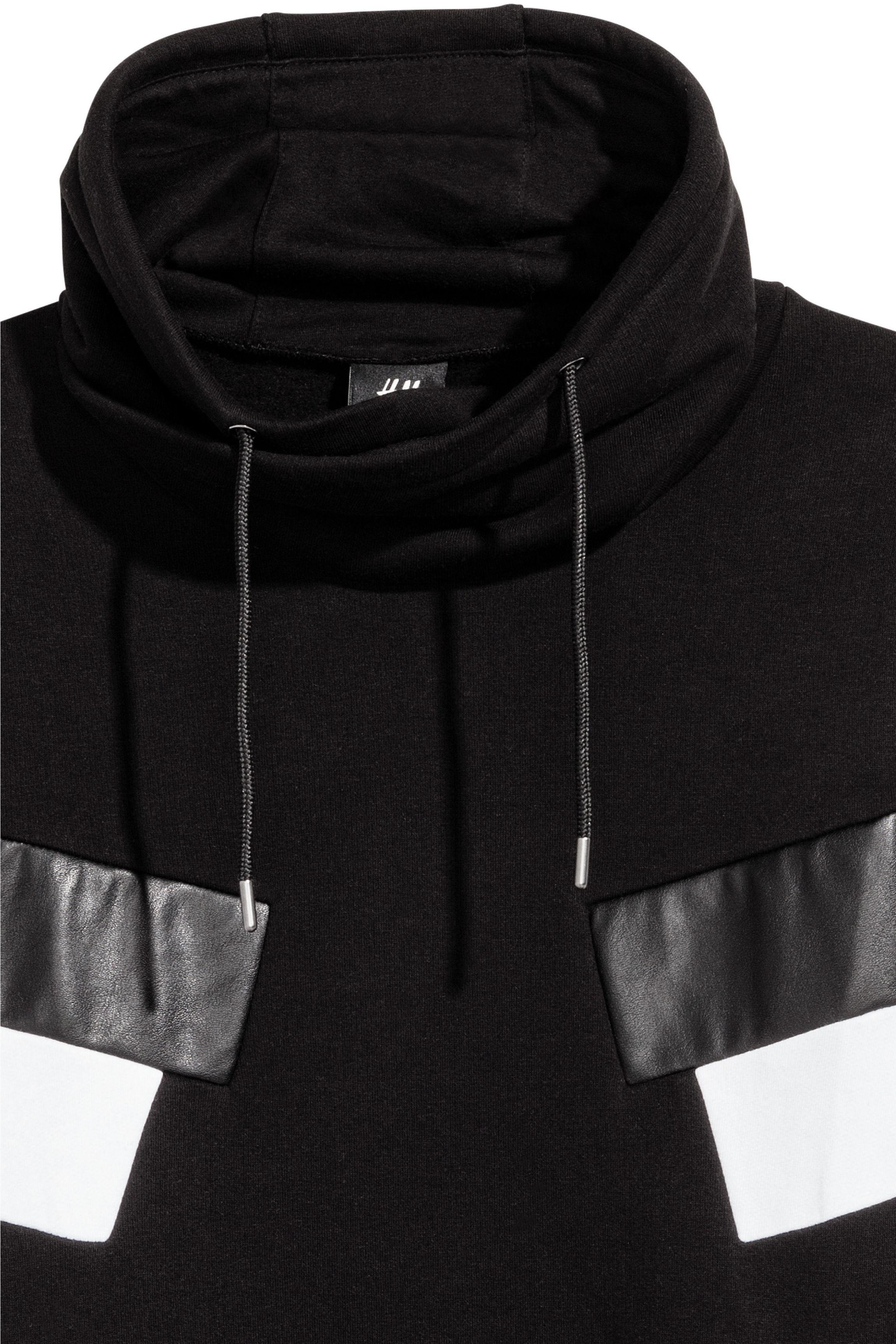 h&m chimney collar sweatshirt