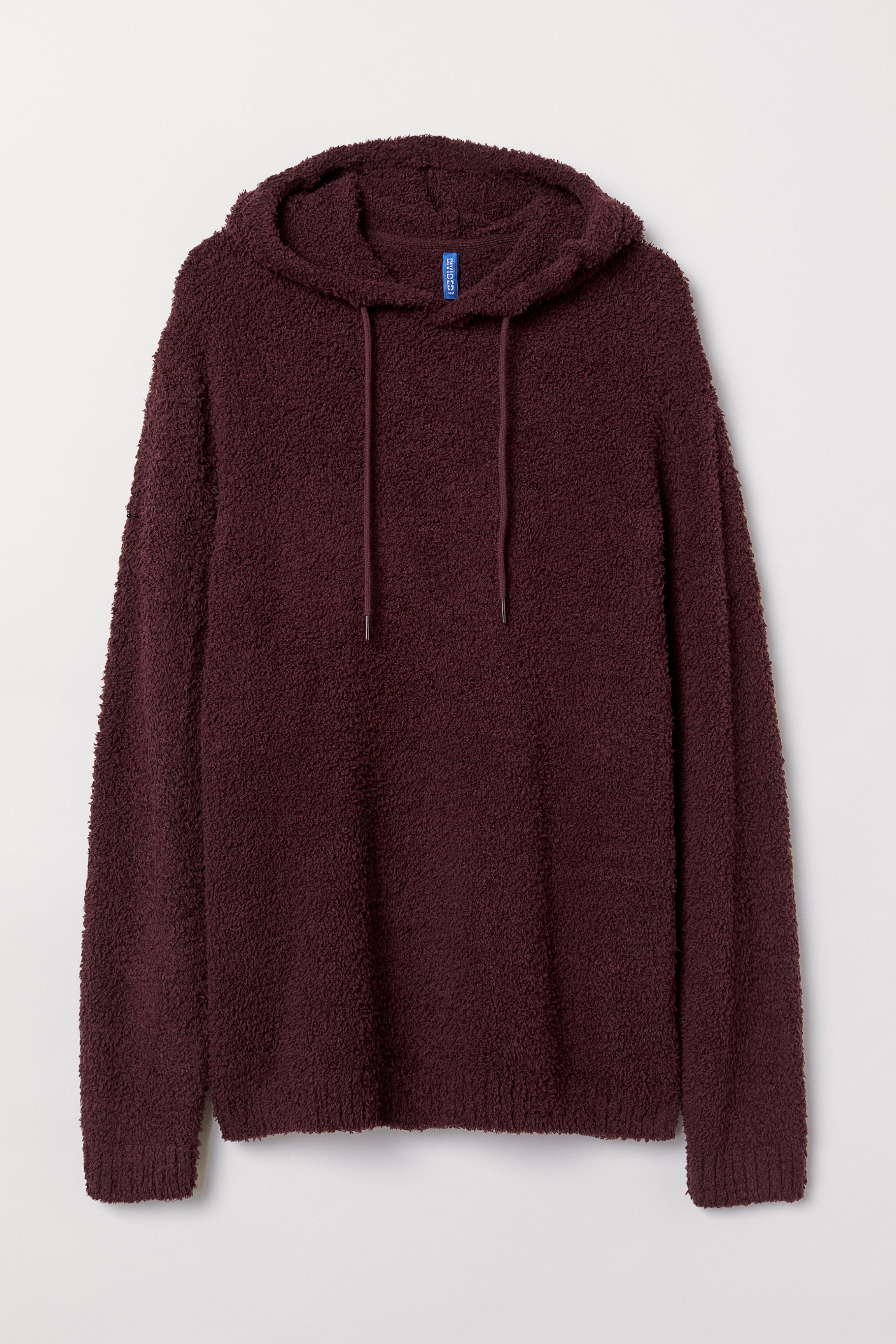 pile hooded top