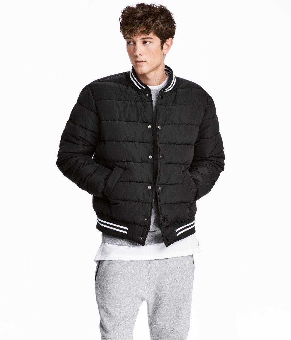 padded baseball jacket