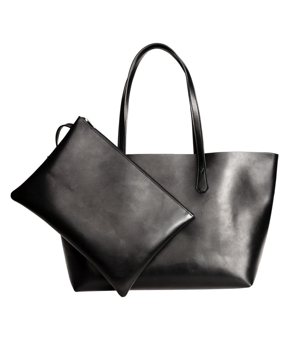 h and m black bag