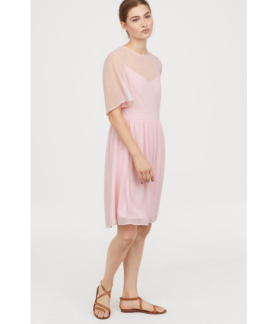 h&m airy dress
