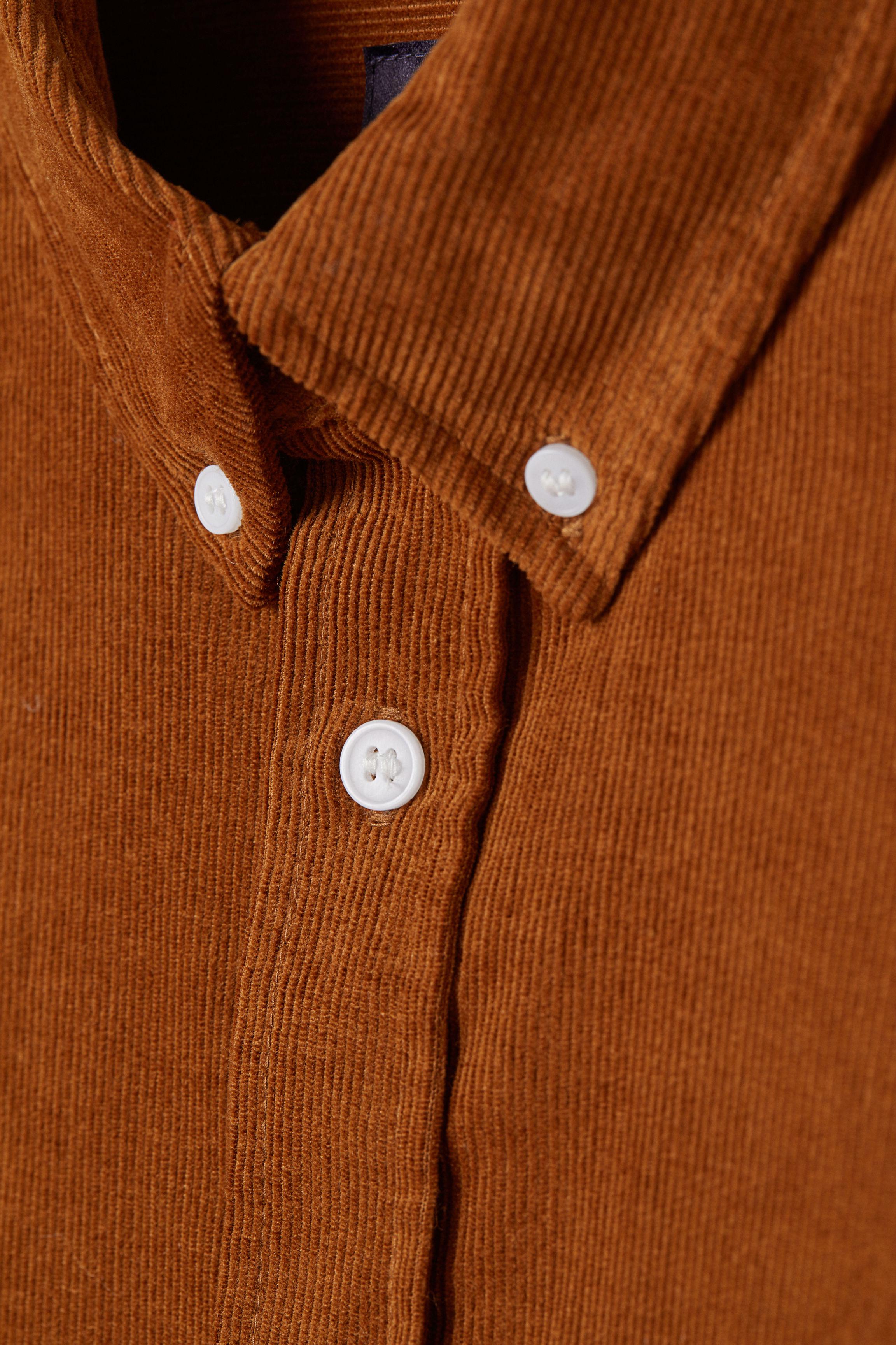 h and m corduroy shirt
