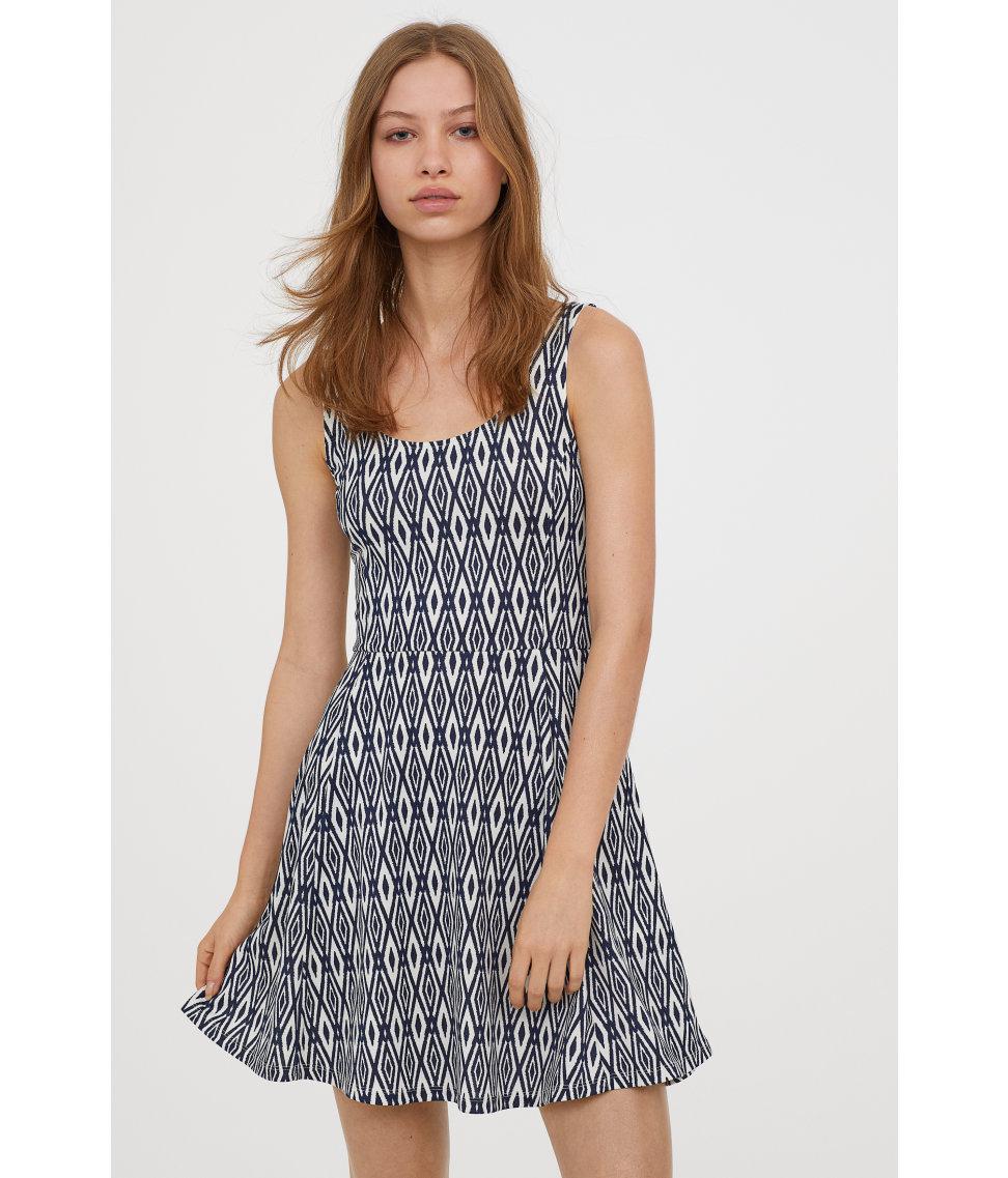 h and m sleeveless jersey dress