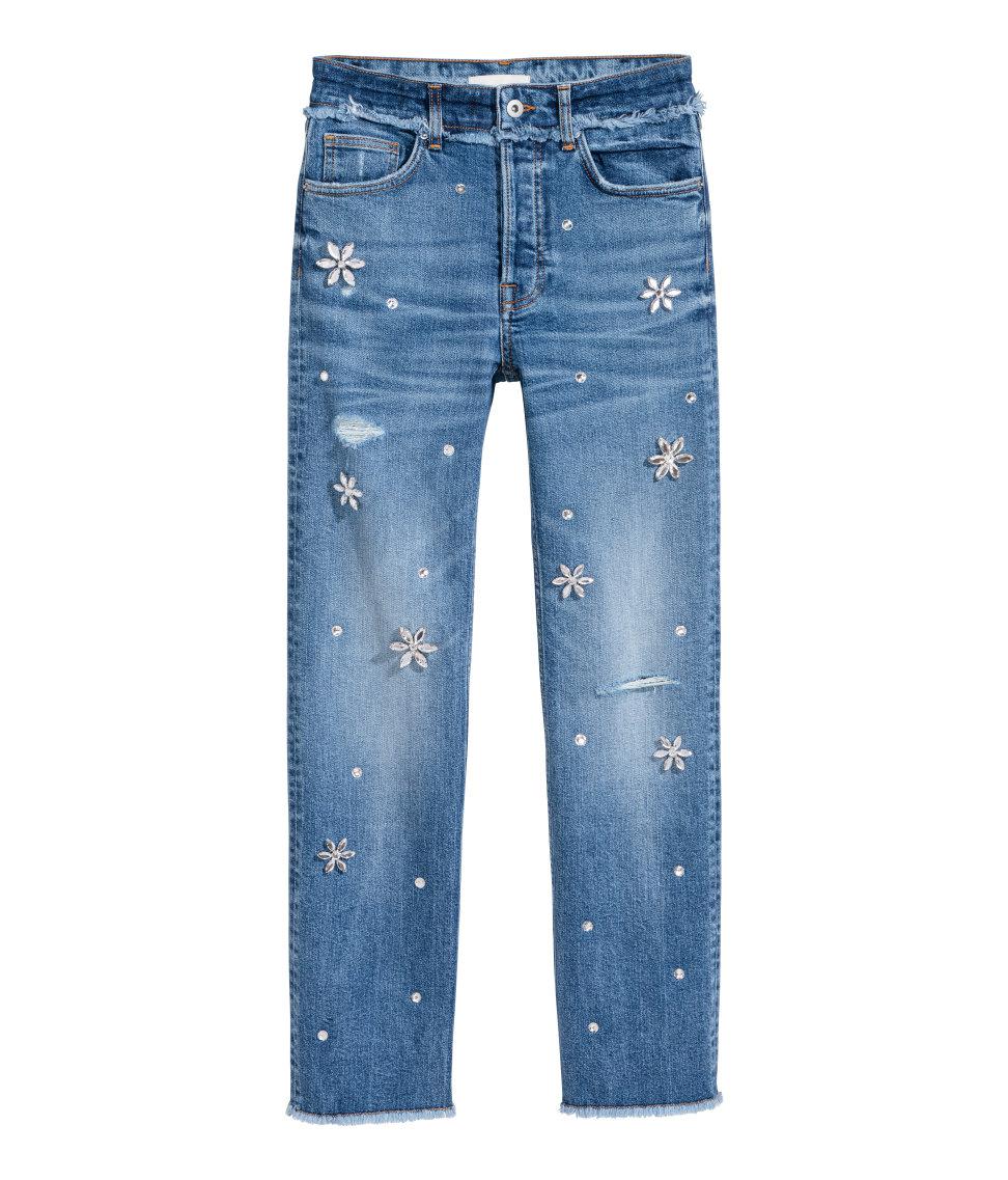 jeans with diamantes