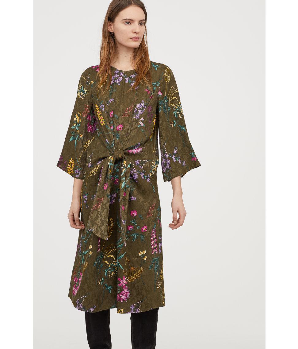 Tie Detail Dress H\u0026m Sale Online, 52 