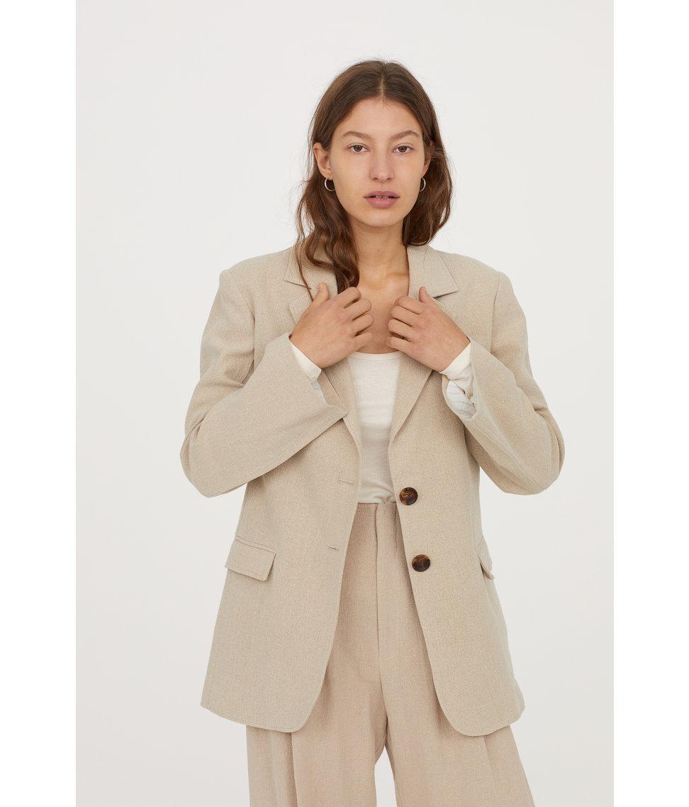 H and deals m linen jacket
