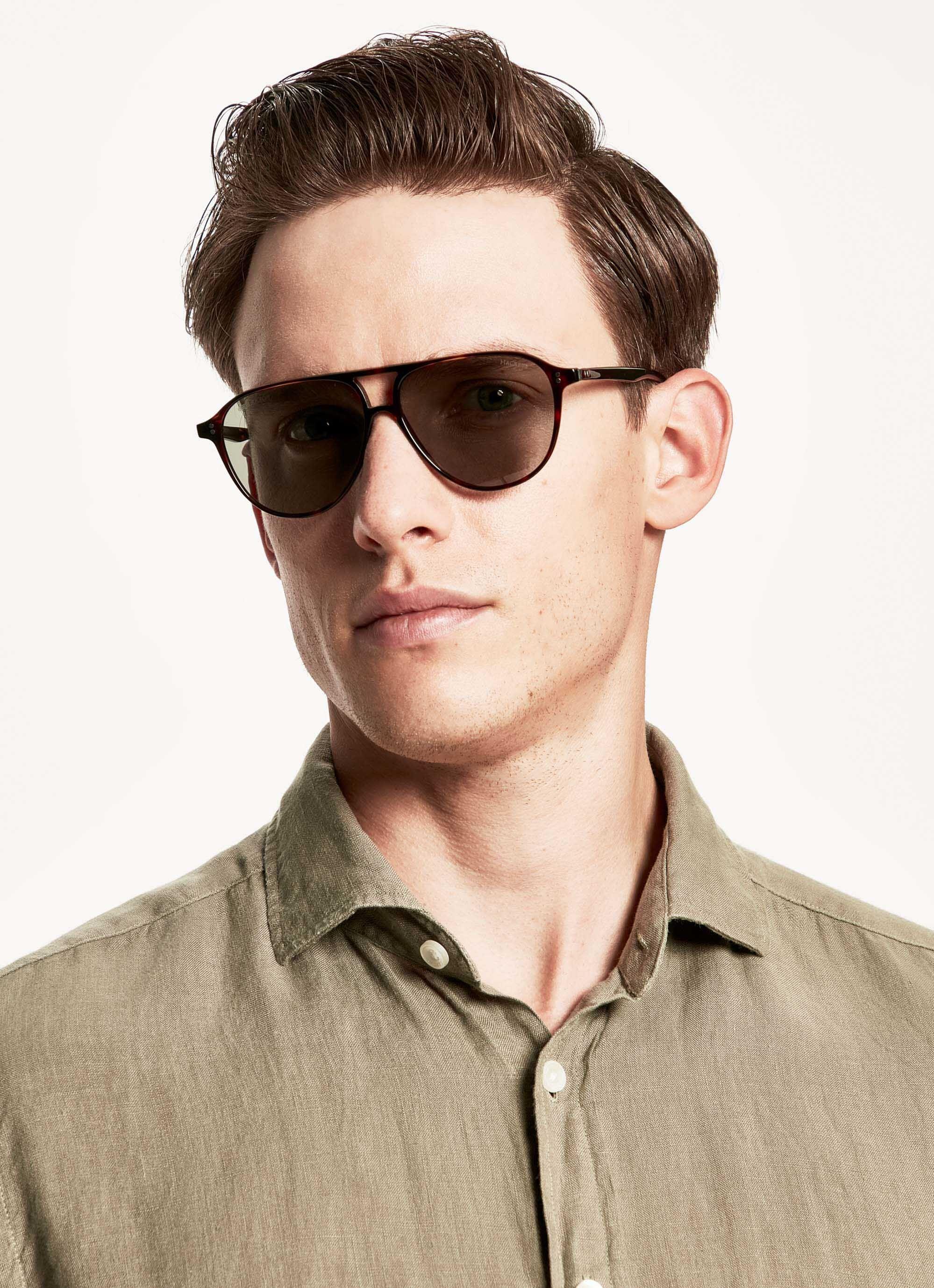 Hackett Double Bridge Pilot Sunglasses for Men - Lyst