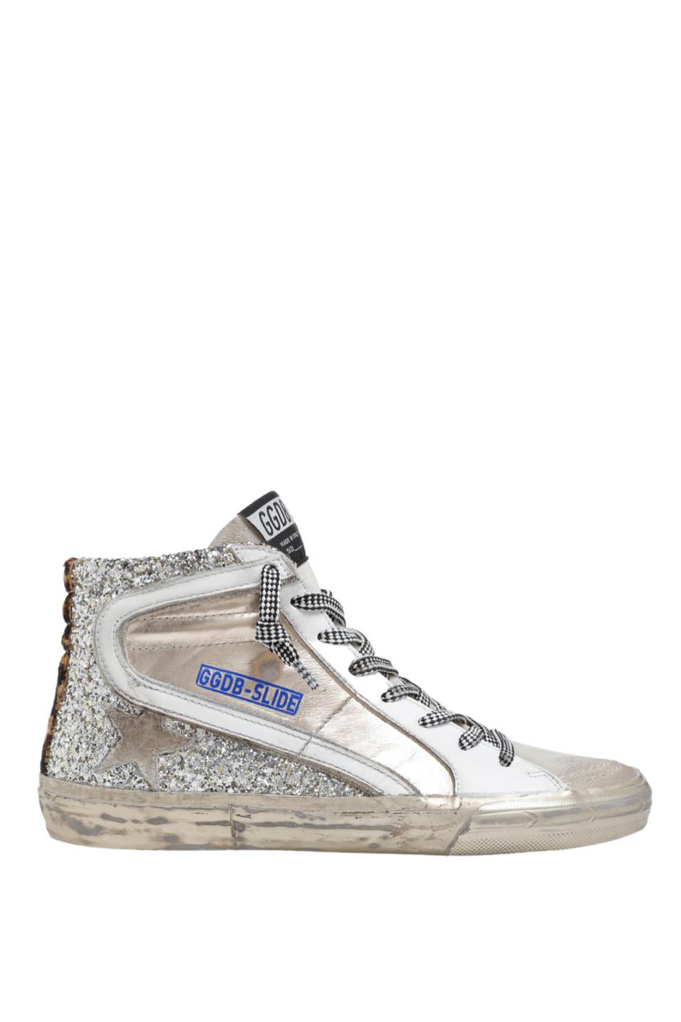 white beige gold golden goose