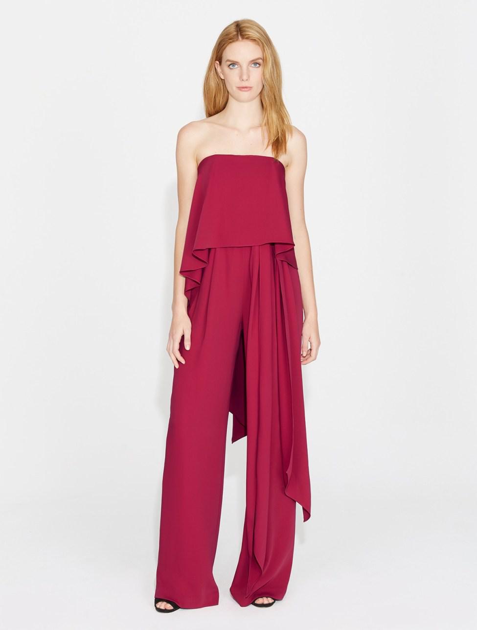 strapless flowy jumpsuit