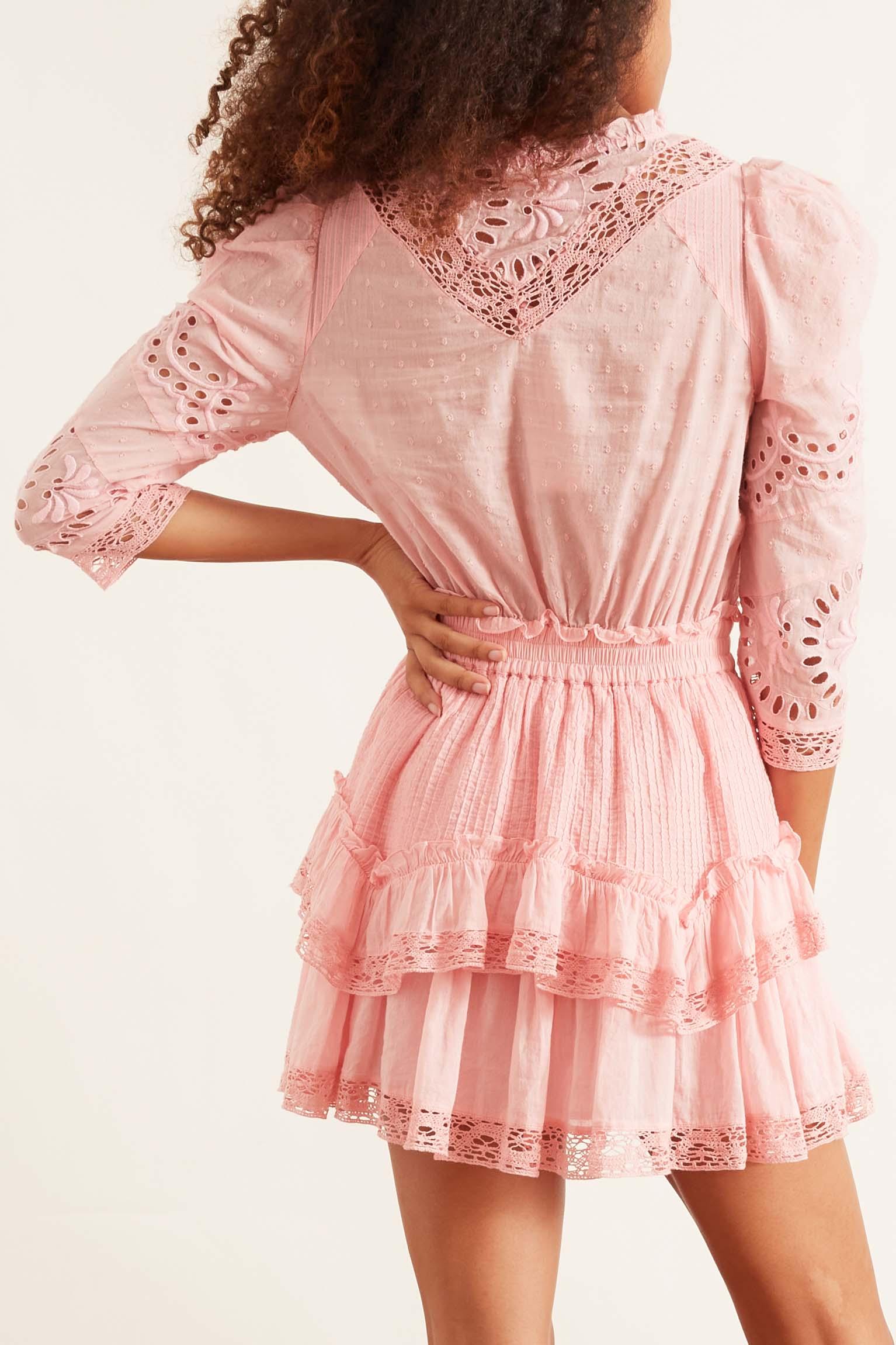 LoveShackFancy Cotton Isidore Dress in 
