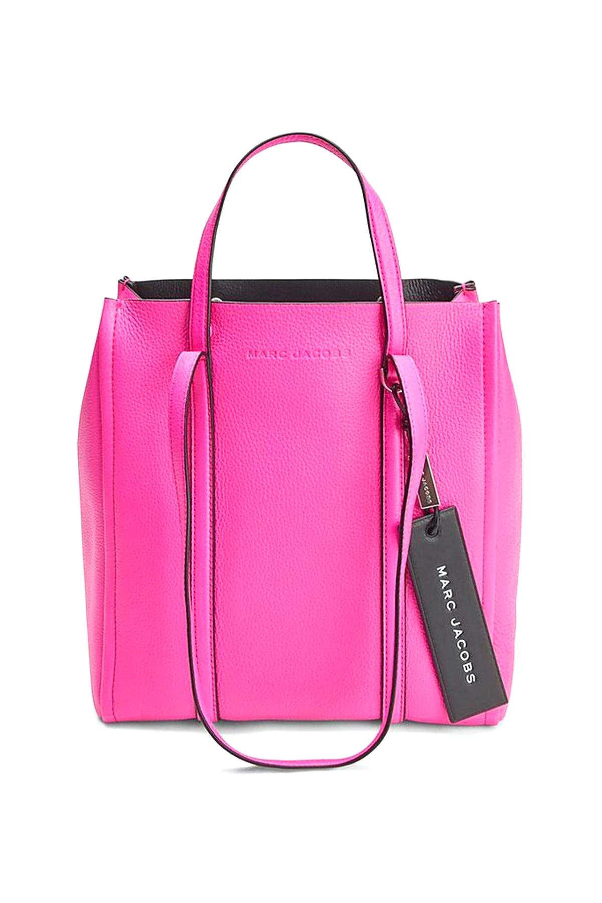 The tag tote tote Marc Jacobs Pink in Synthetic - 32696564