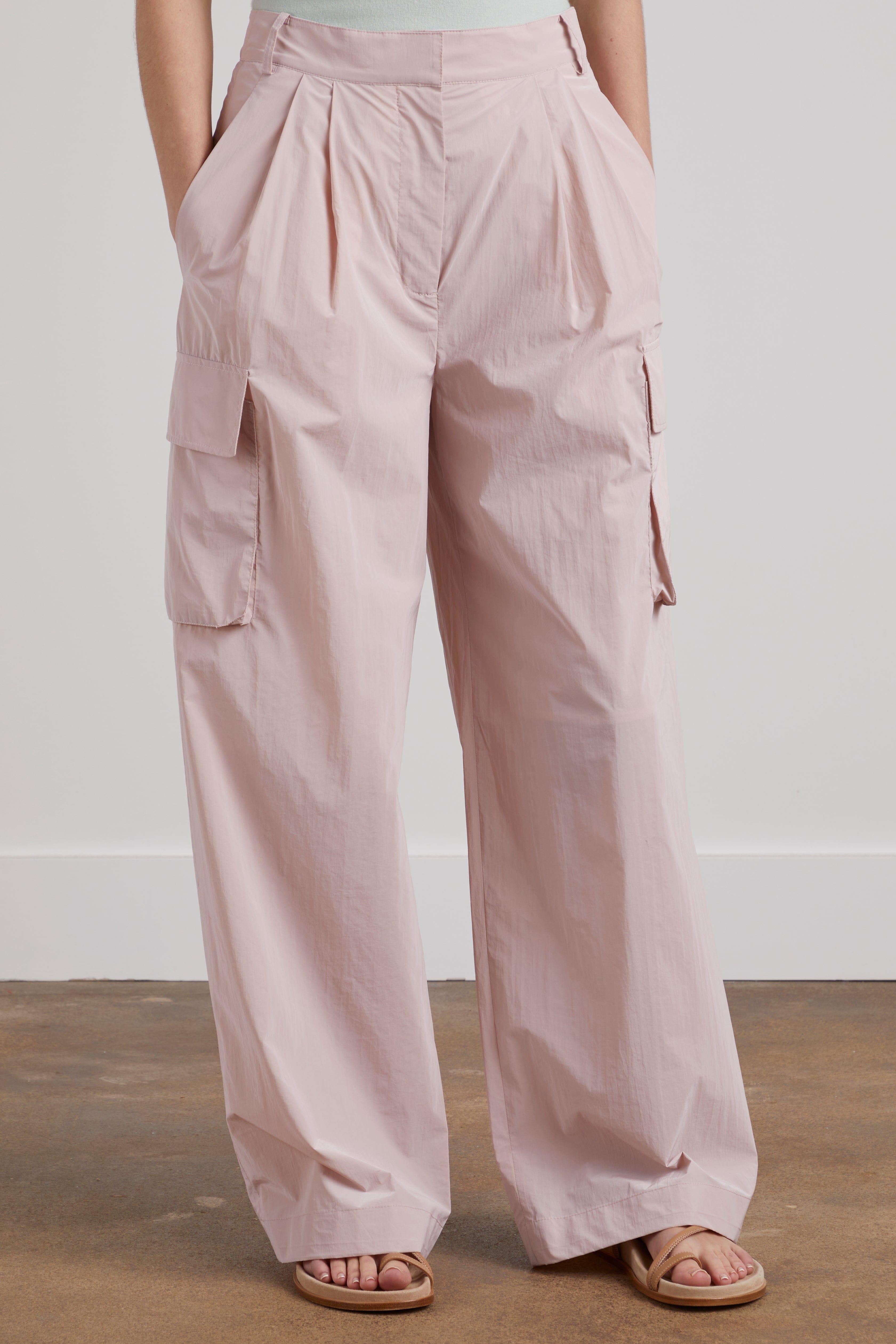 THE FRANKIE SHOP Maesa Pleated Woven Wide-leg Cargo Pants, 44% OFF