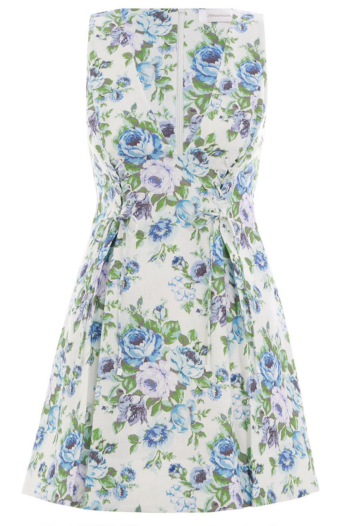 Zimmermann Linen Whitewave Lace Up 