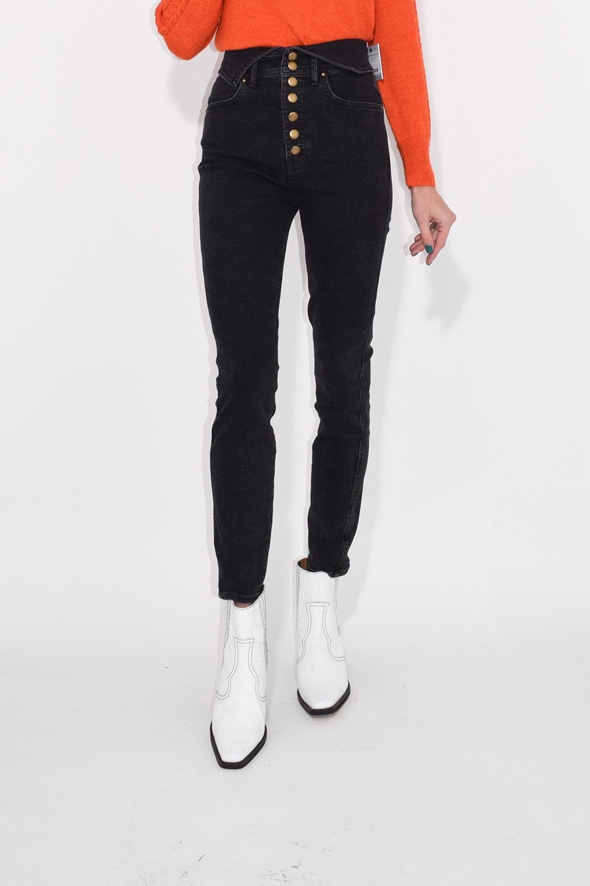 mother the swooner exposed snap ankle jeans