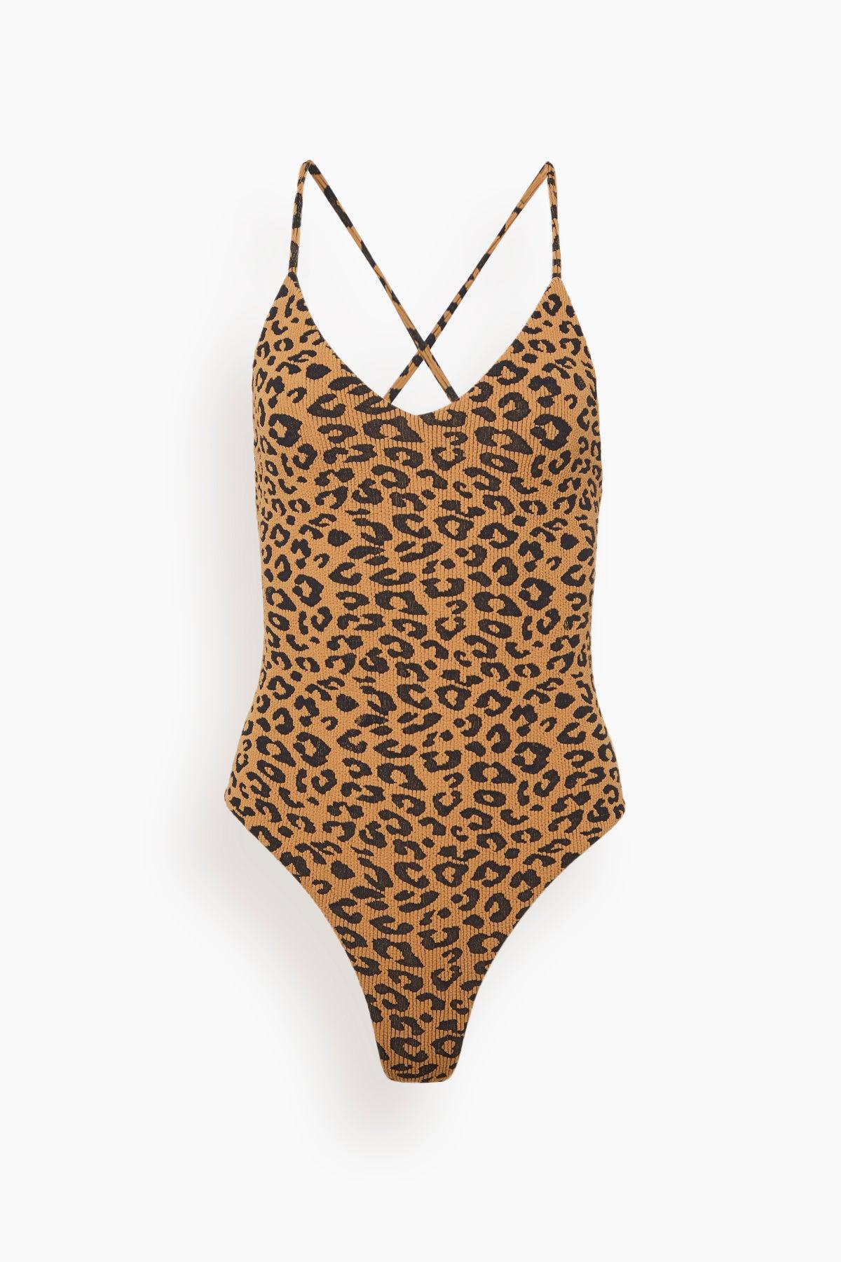 Mara hoffman hotsell leopard swimsuit
