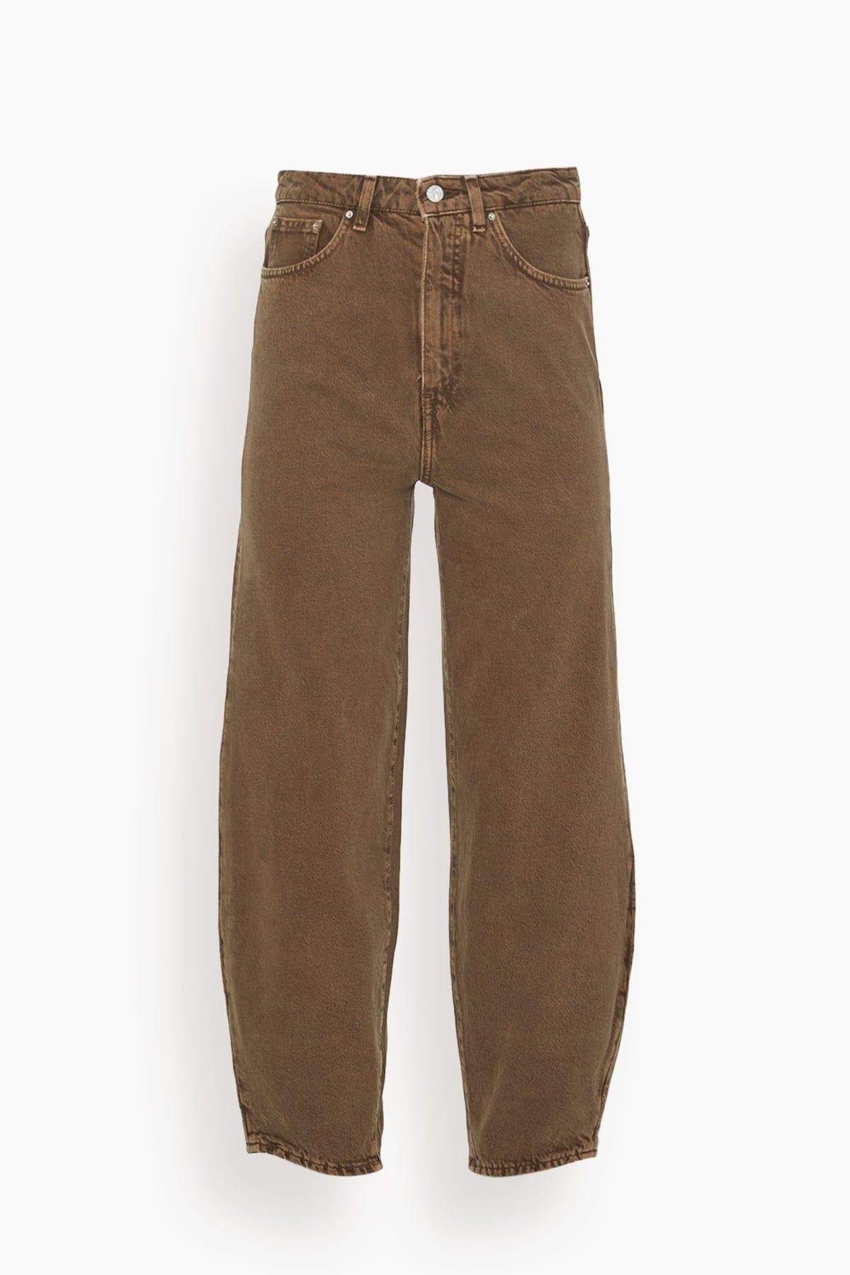 Totême Barrel Leg Denim Jean in Natural Lyst