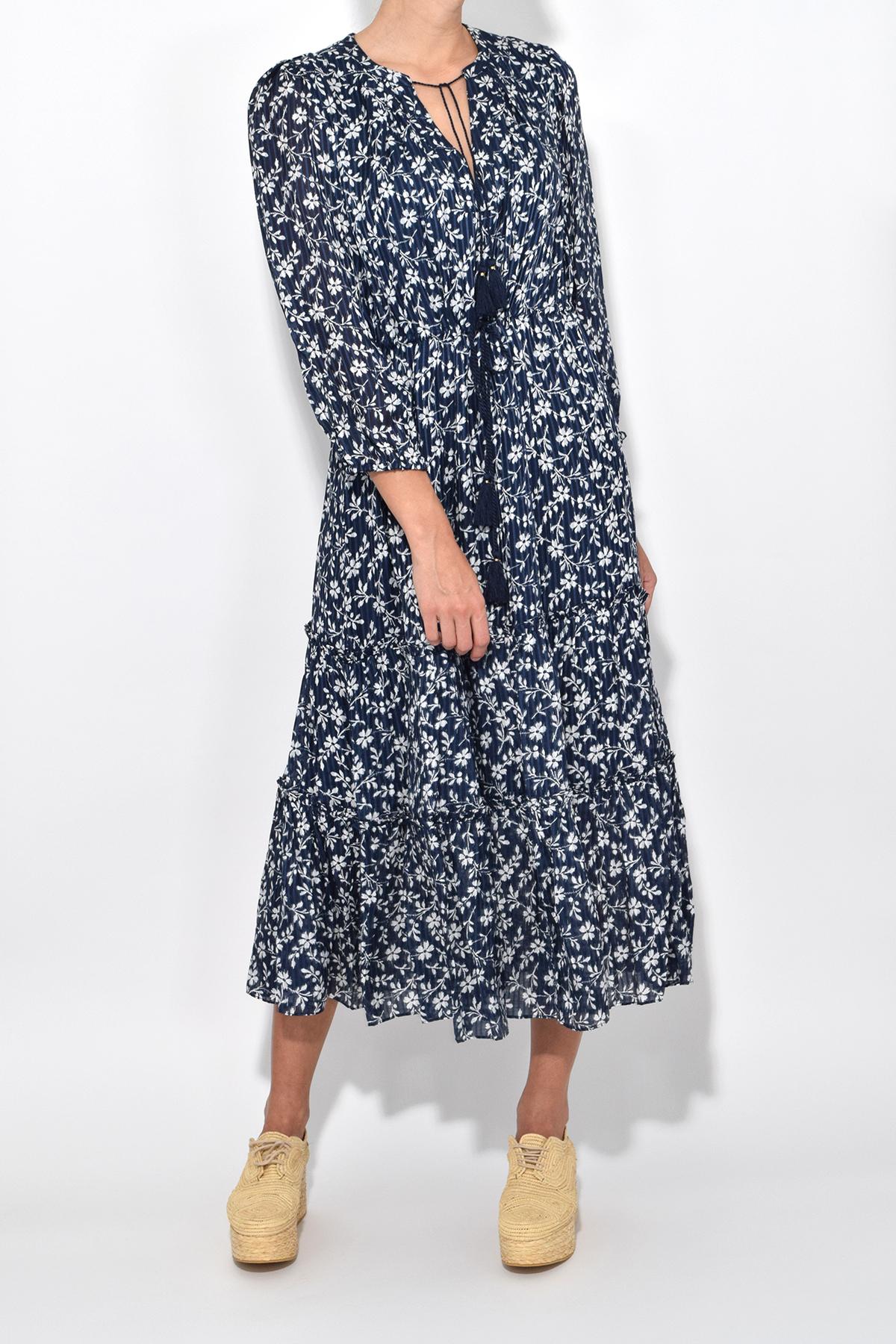 ulla johnson navy dress
