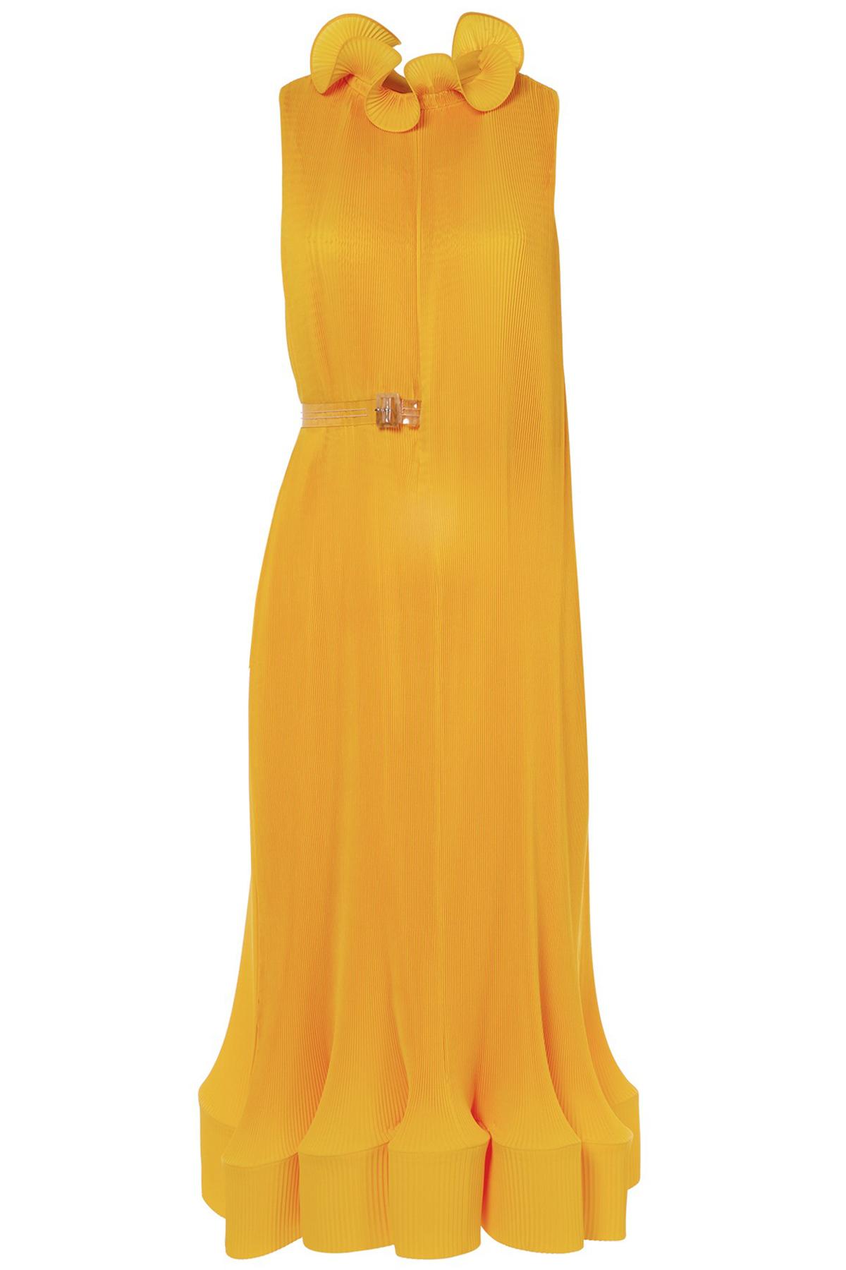tibi yellow dress