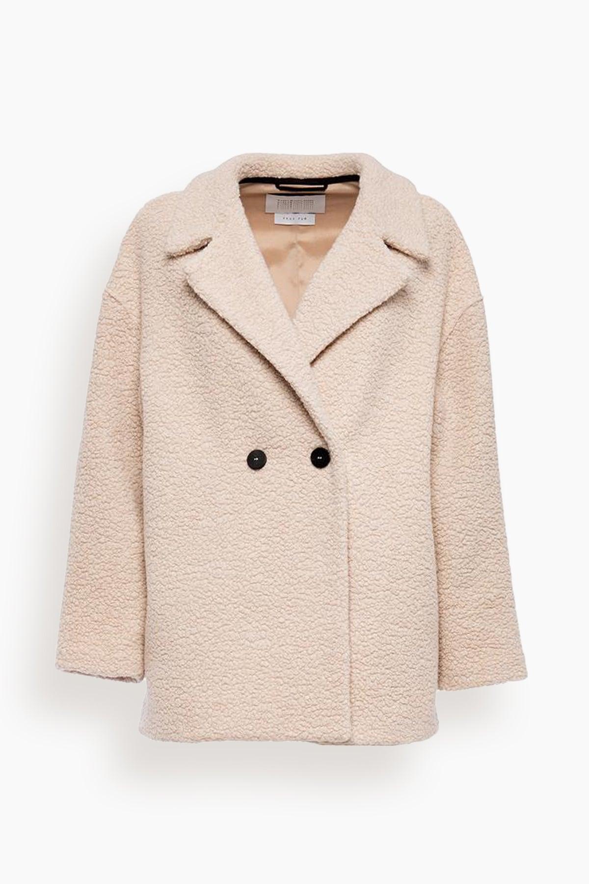 Harris Wharf London Dropped Shoulder Jacket in Natural | Lyst