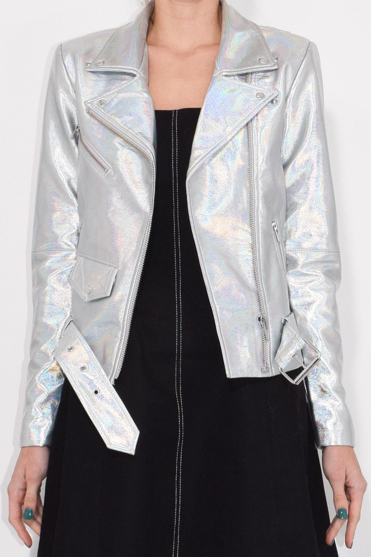 holographic fringe jacket