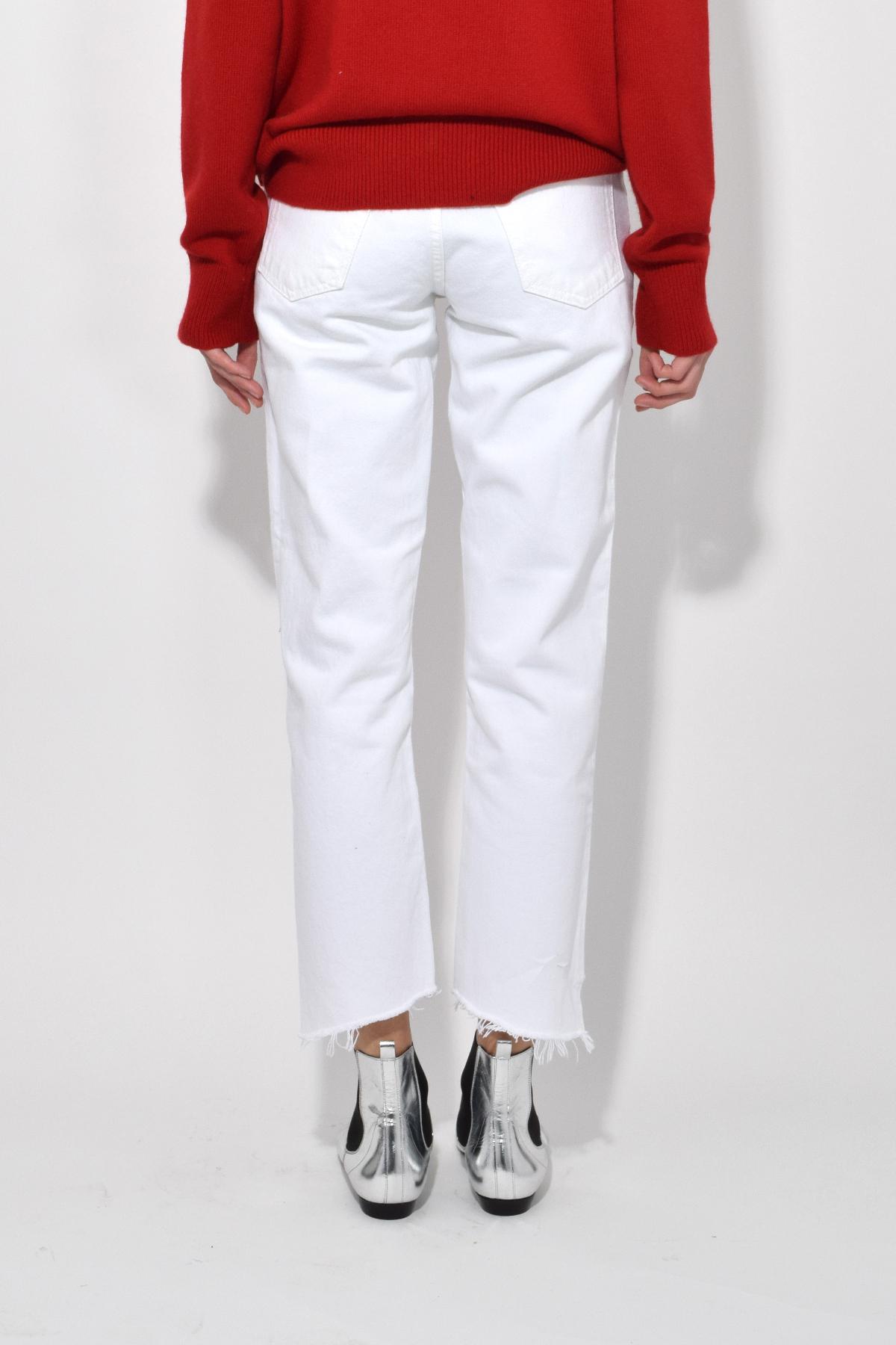 Grlfrnd Cotton Helena High Rise Jean In Sweet City Woman In White Lyst Grlfrnd Cotton Helena High Rise Jean In Sweet City Woman In White Lyst