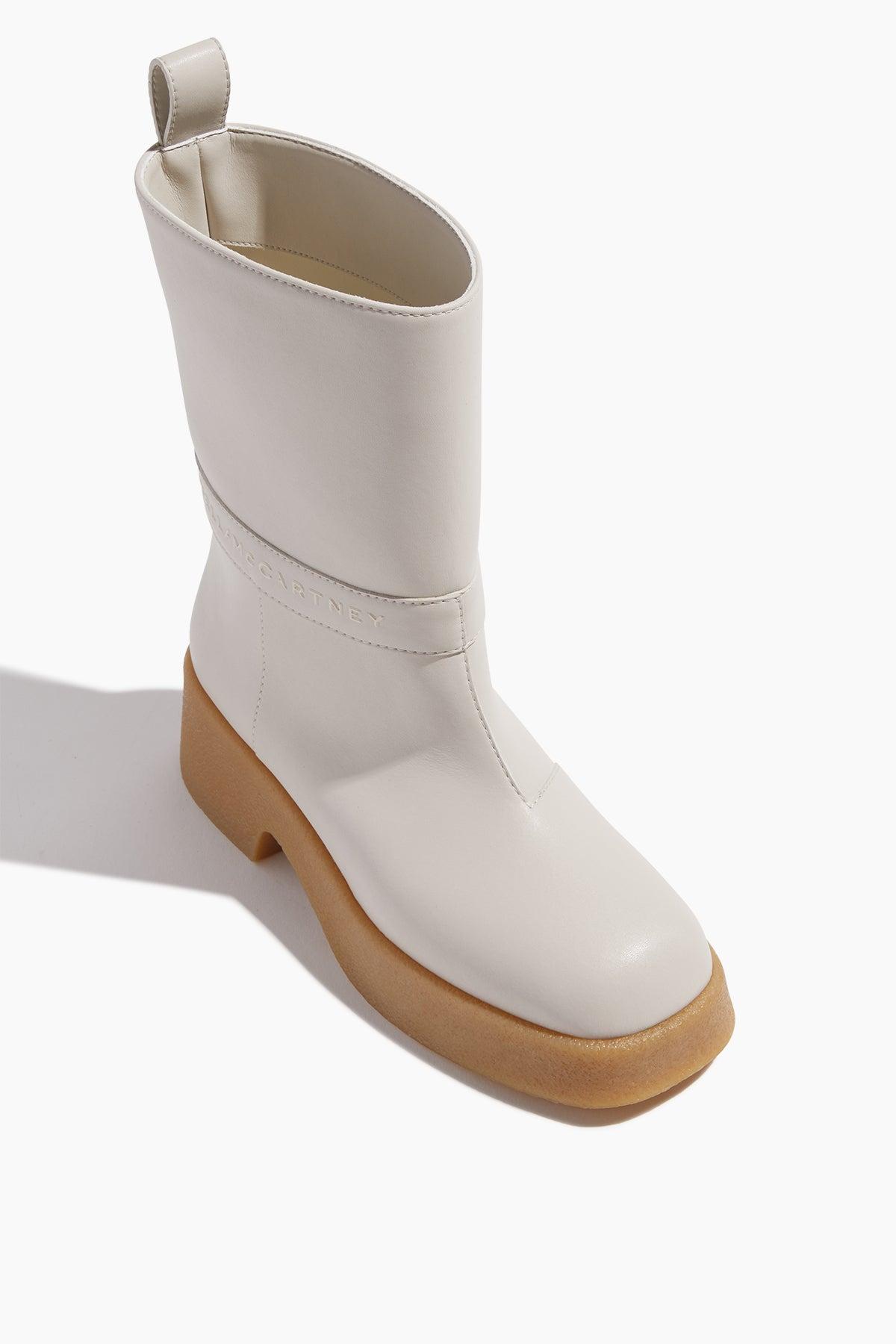 Stella mccartney cheap white boots