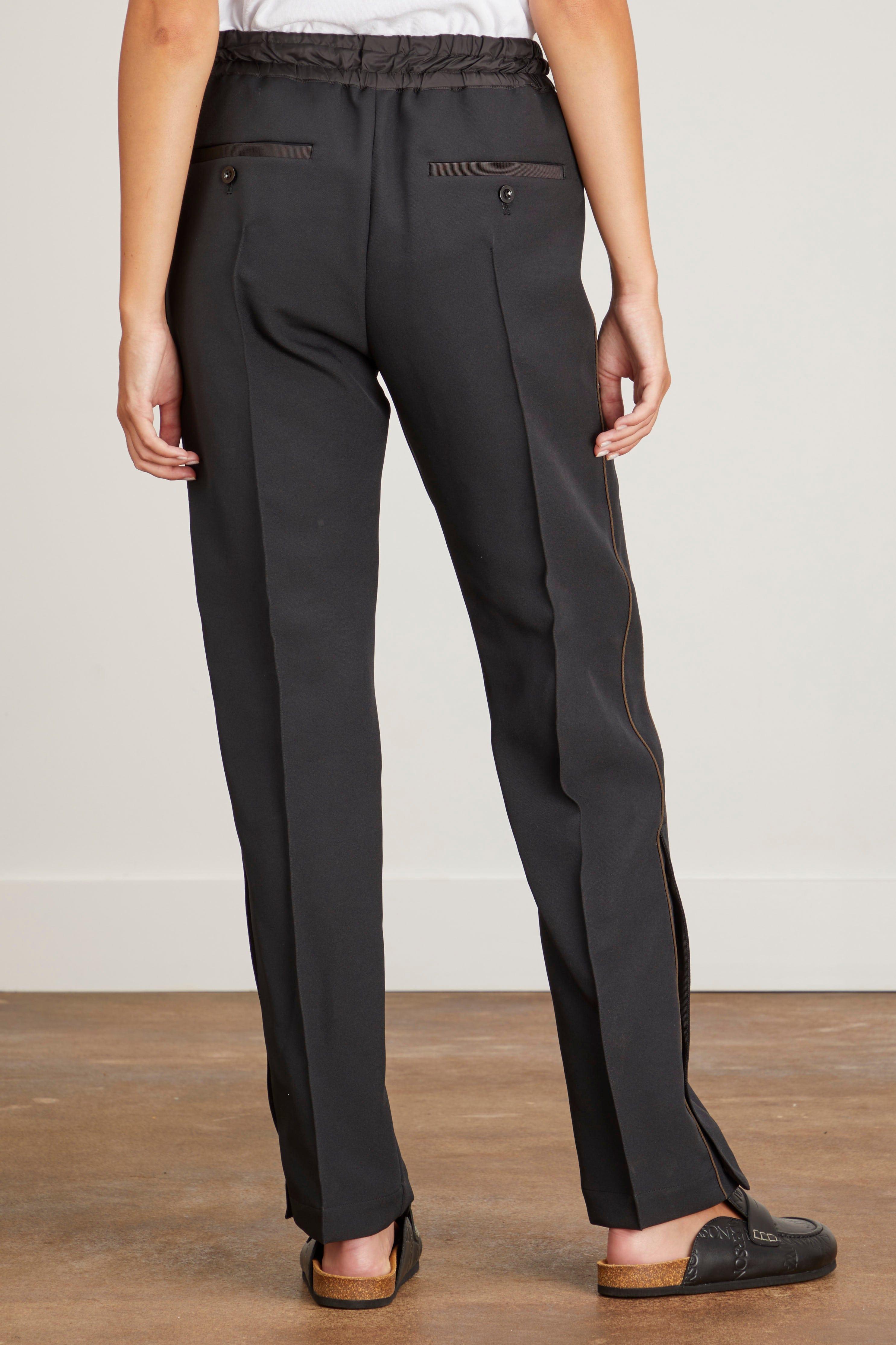 Sacai Technical Jersey Pants in Black | Lyst UK