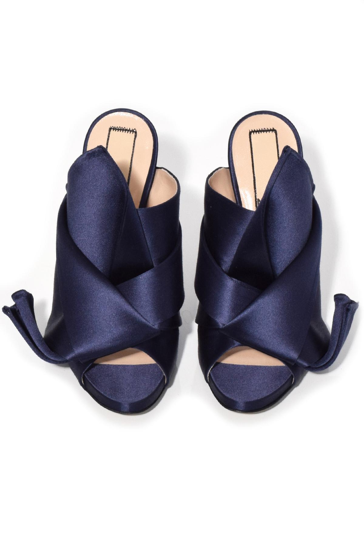 navy mules womens