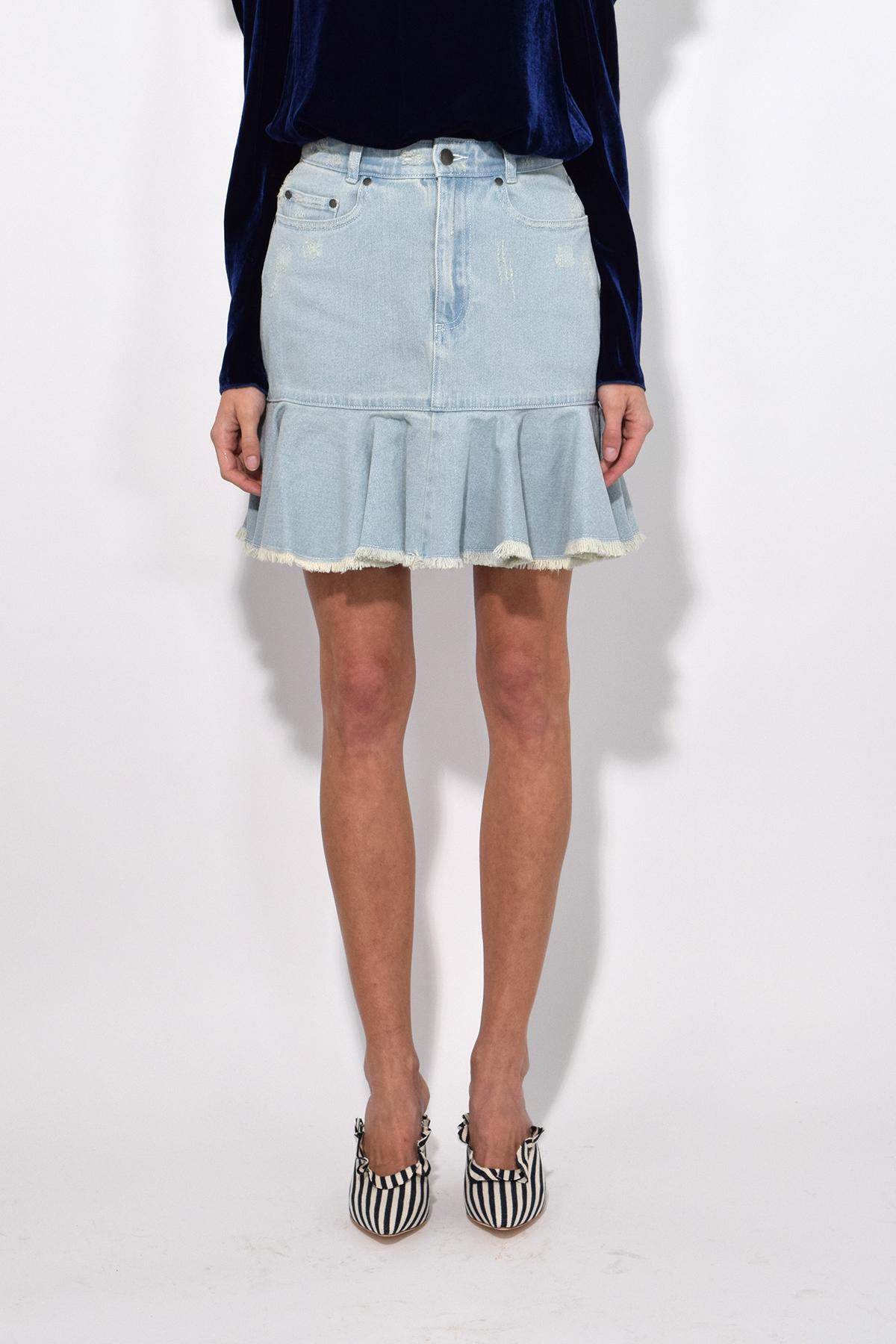 zimmermann denim skirt
