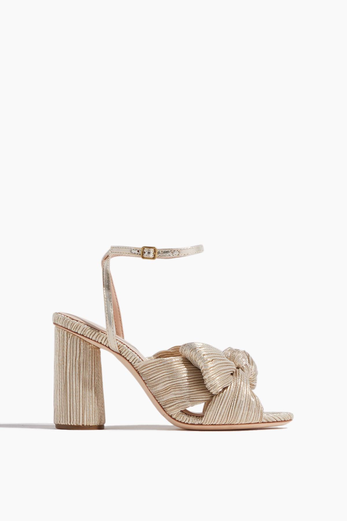 Loeffler Randall Synthetic Camellia Knot Mule With Ankle Strap in White ...