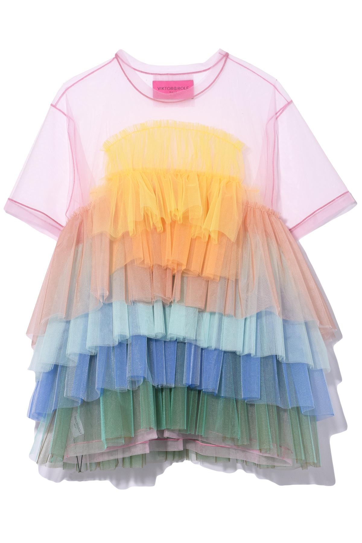 Viktor Rolf Little Ball Gown Tulle Dress In Light Pink Multi Lyst Viktor Rolf Little Ball Gown Tulle Dress In Light Pink Multi Lyst