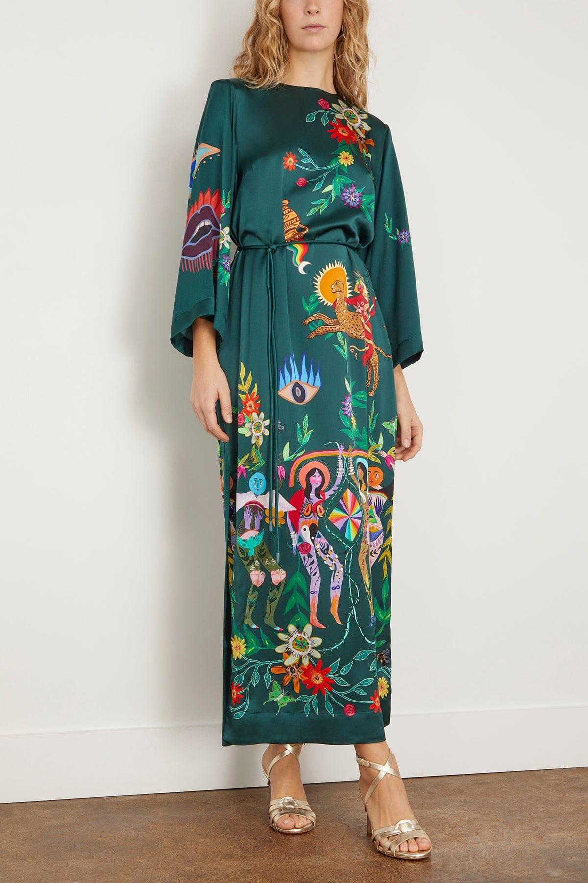 Boden bonnie silk midi best sale dress