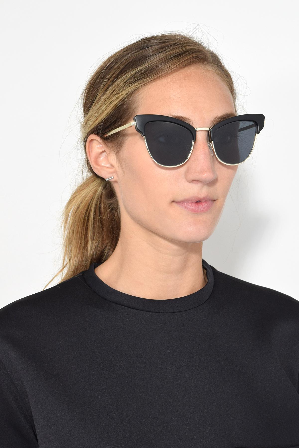 Le Specs Ashanti Sunglasses In Matte Black - Lyst