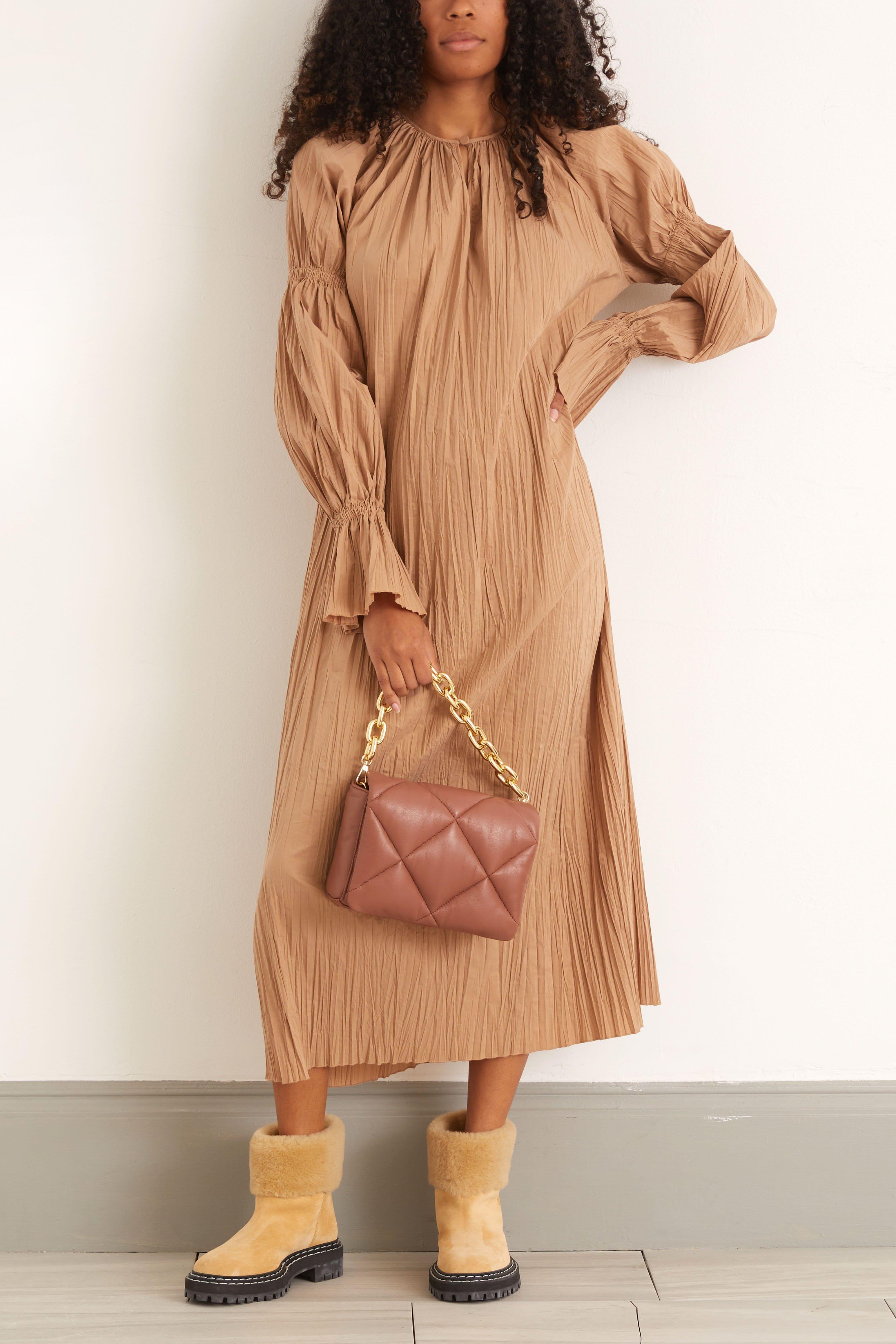 By Malene Birger Daurena Dress in Brown | Lyst