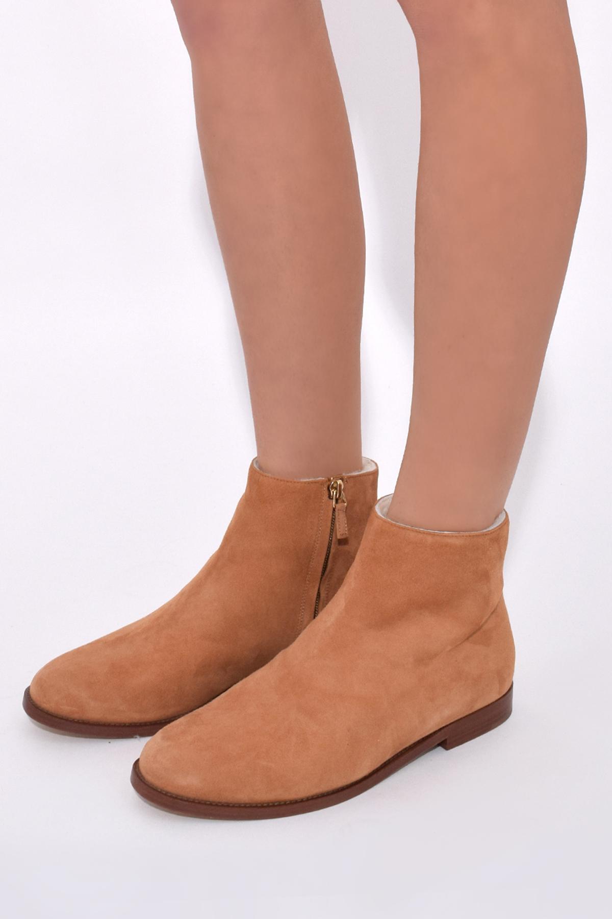 mansur gavriel shearling boots