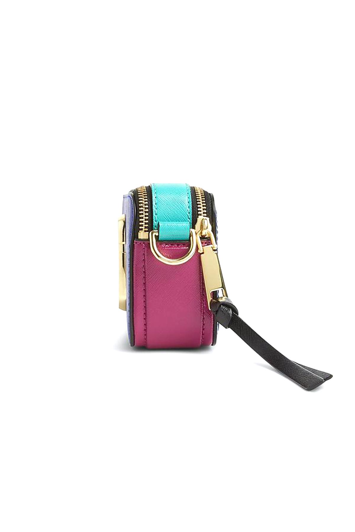 Marc Jacobs Pink And Blue Snapshot Bag