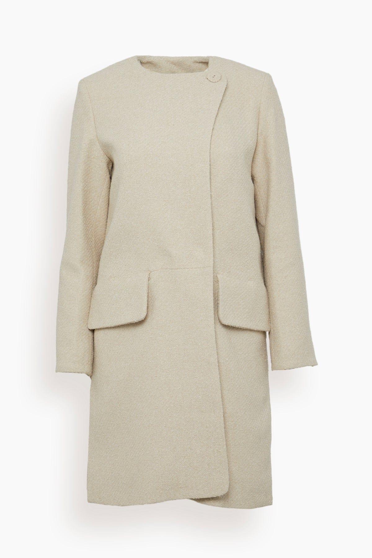By Malene Birger Cotton Clarries Jacket in Natural | Lyst