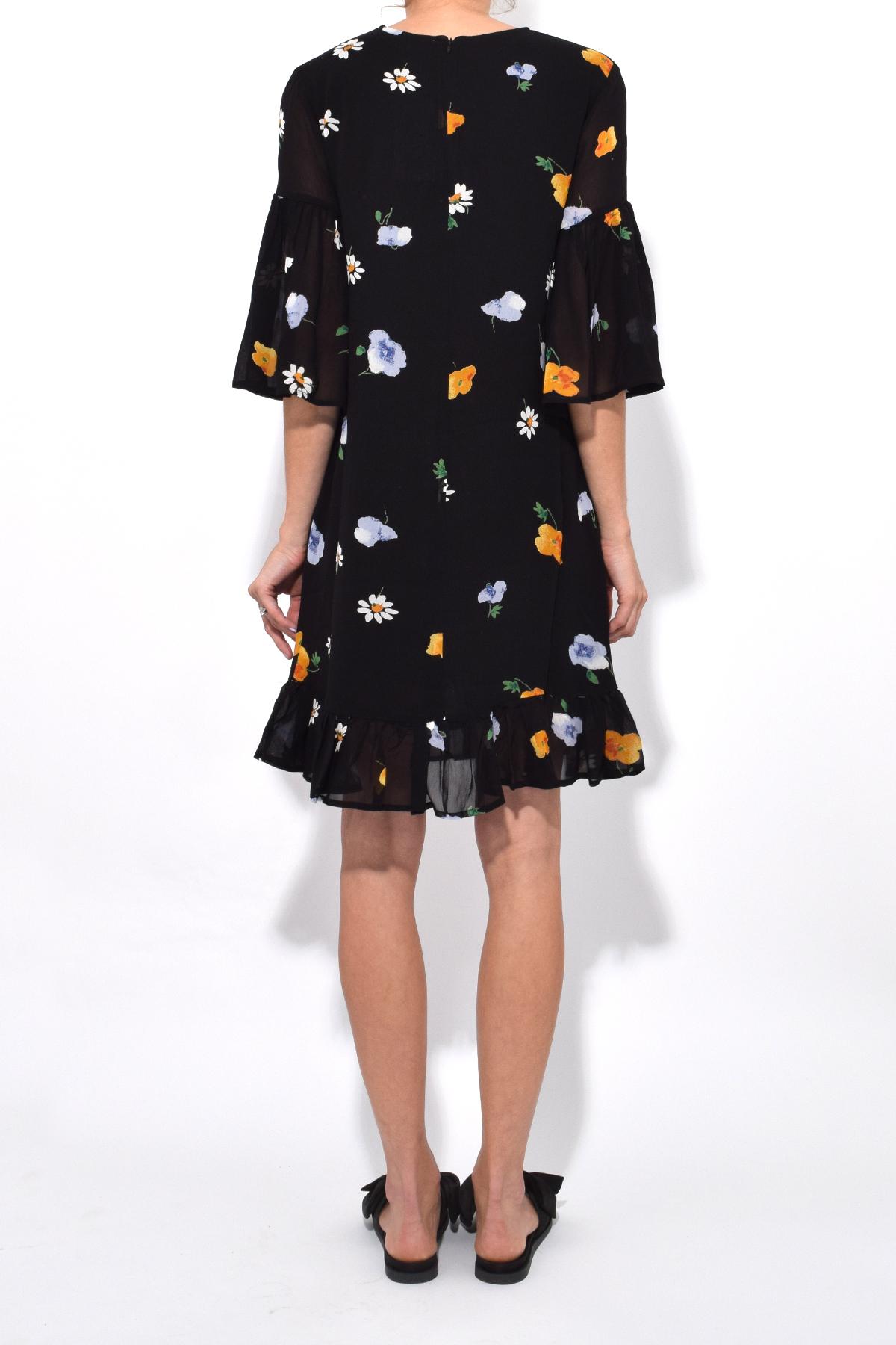 dainty georgette mini dress
