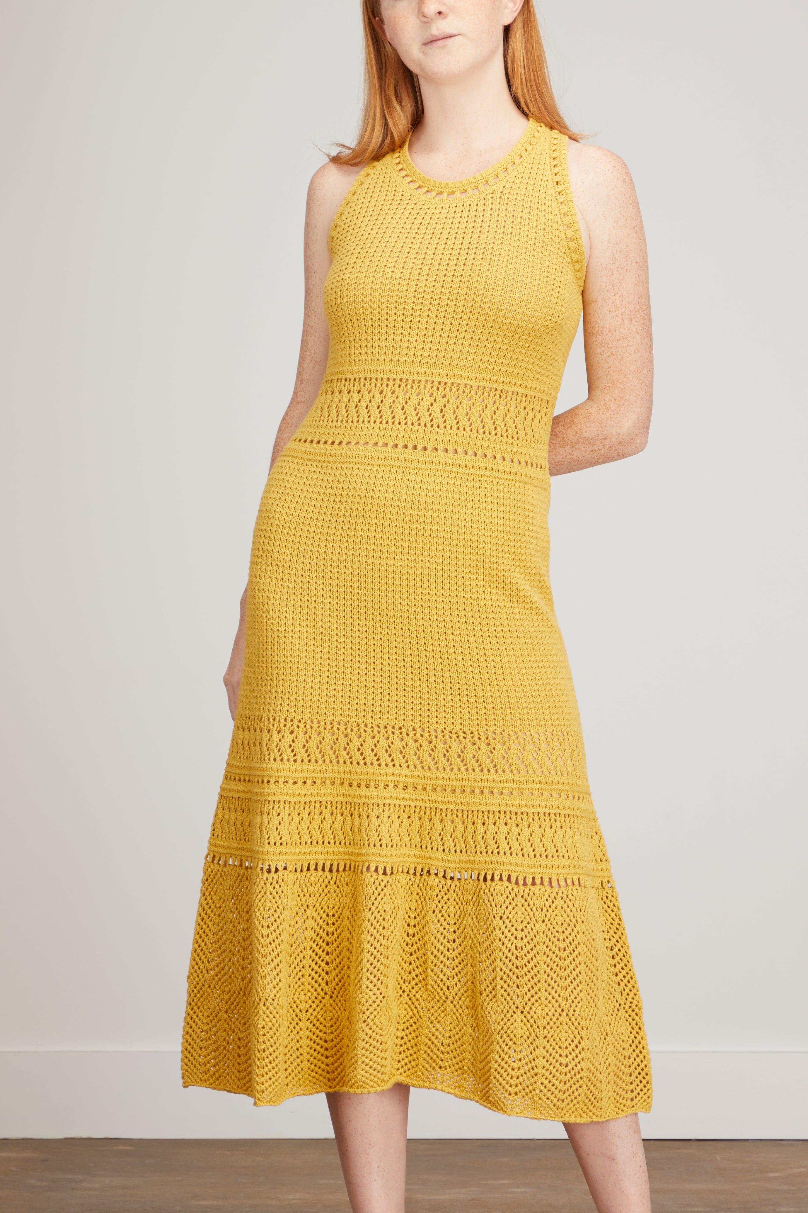 Vanessa Bruno Taki Dress in Yellow | Lyst