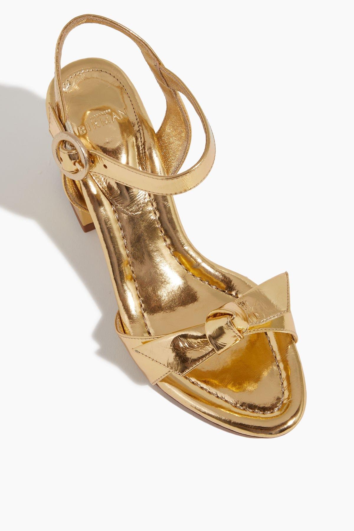 Alexandre Birman Clarita 75 Flare Sandal in Metallic Lyst UK