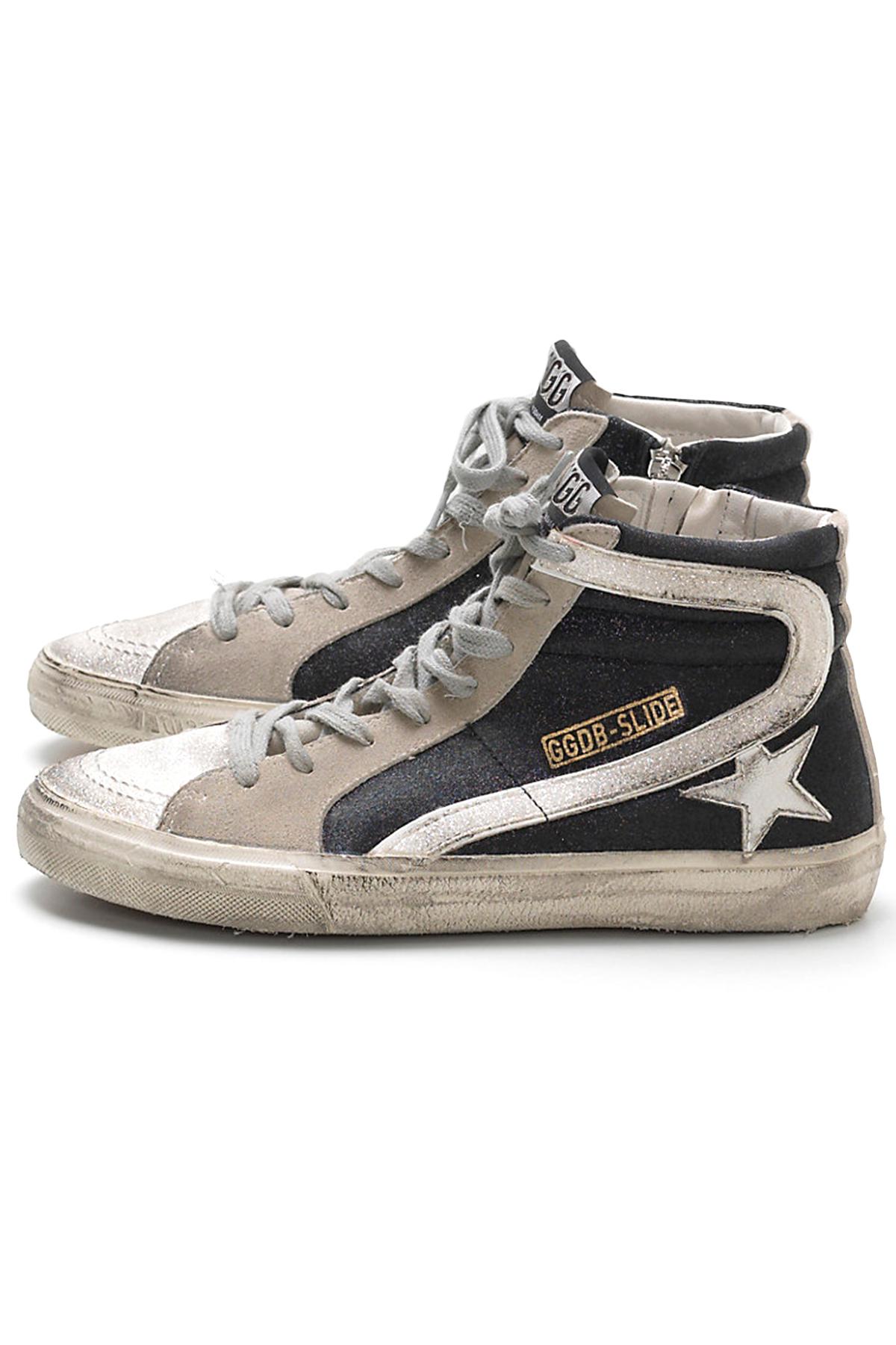 golden goose black and white