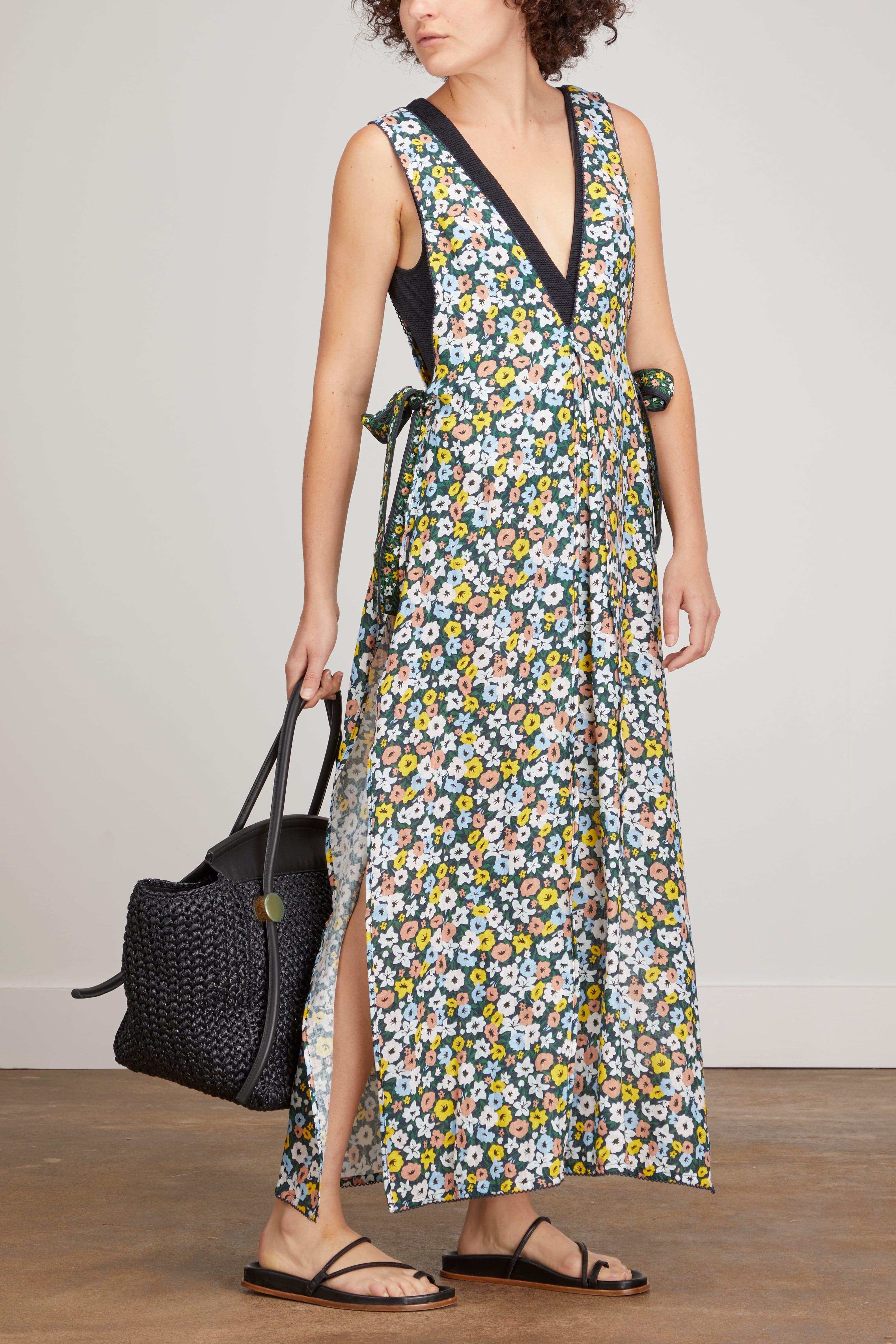 Topshop 80s clearance floral pinafore dress