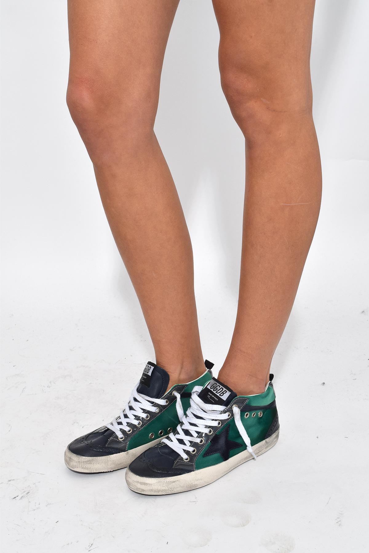 golden goose mid star green