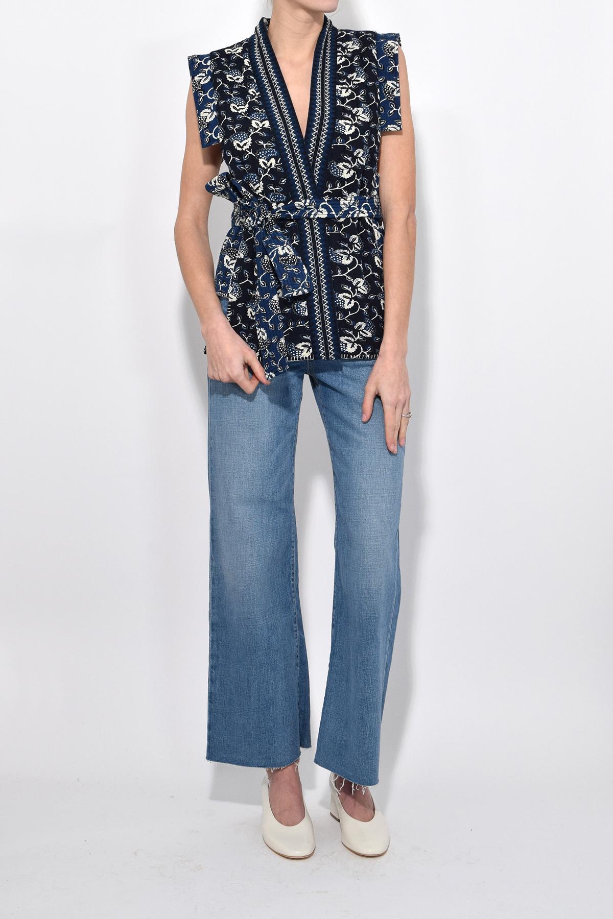 ulla johnson indigo batik