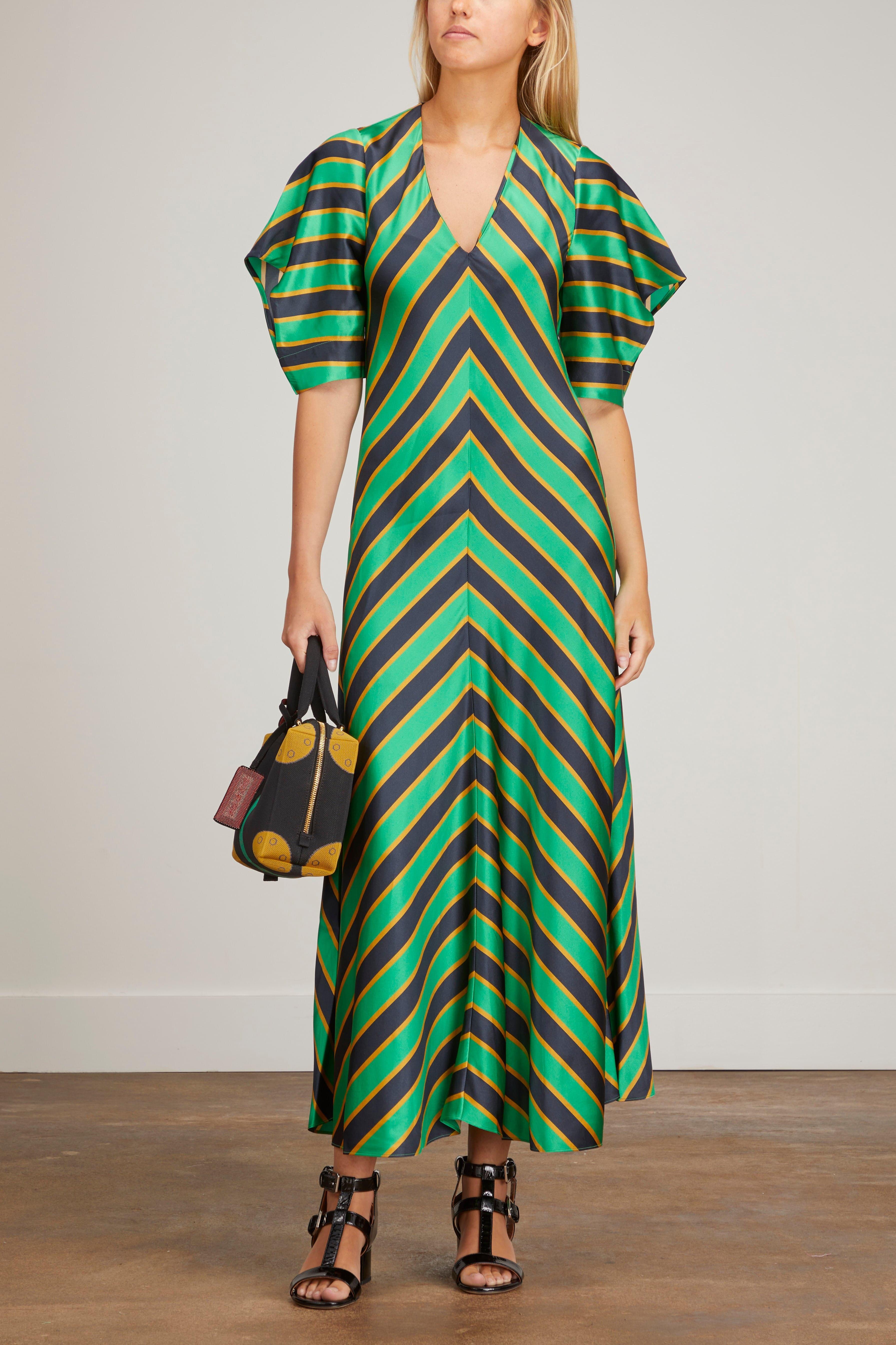 Lee Mathews Simpson Maxi Dress in Green Lee Mathews Simpson Maxi Dress in Green