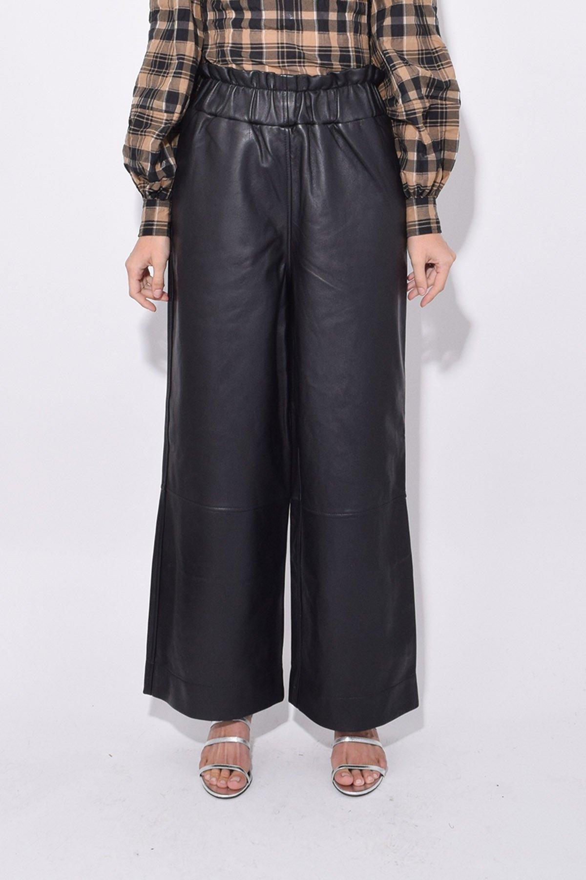 lamb leather pants