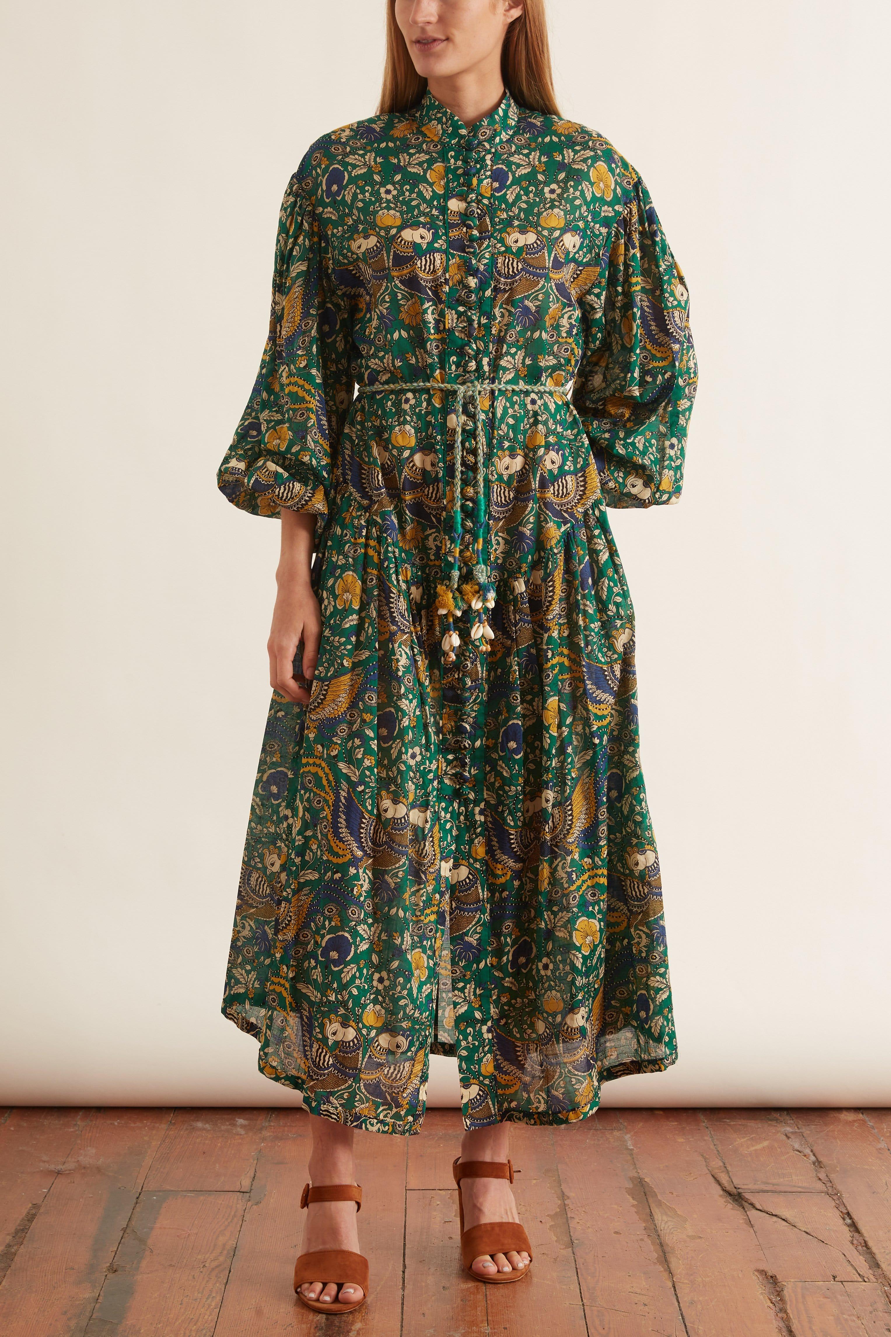 Zimmermann Edie Drop Waist Long Dress 