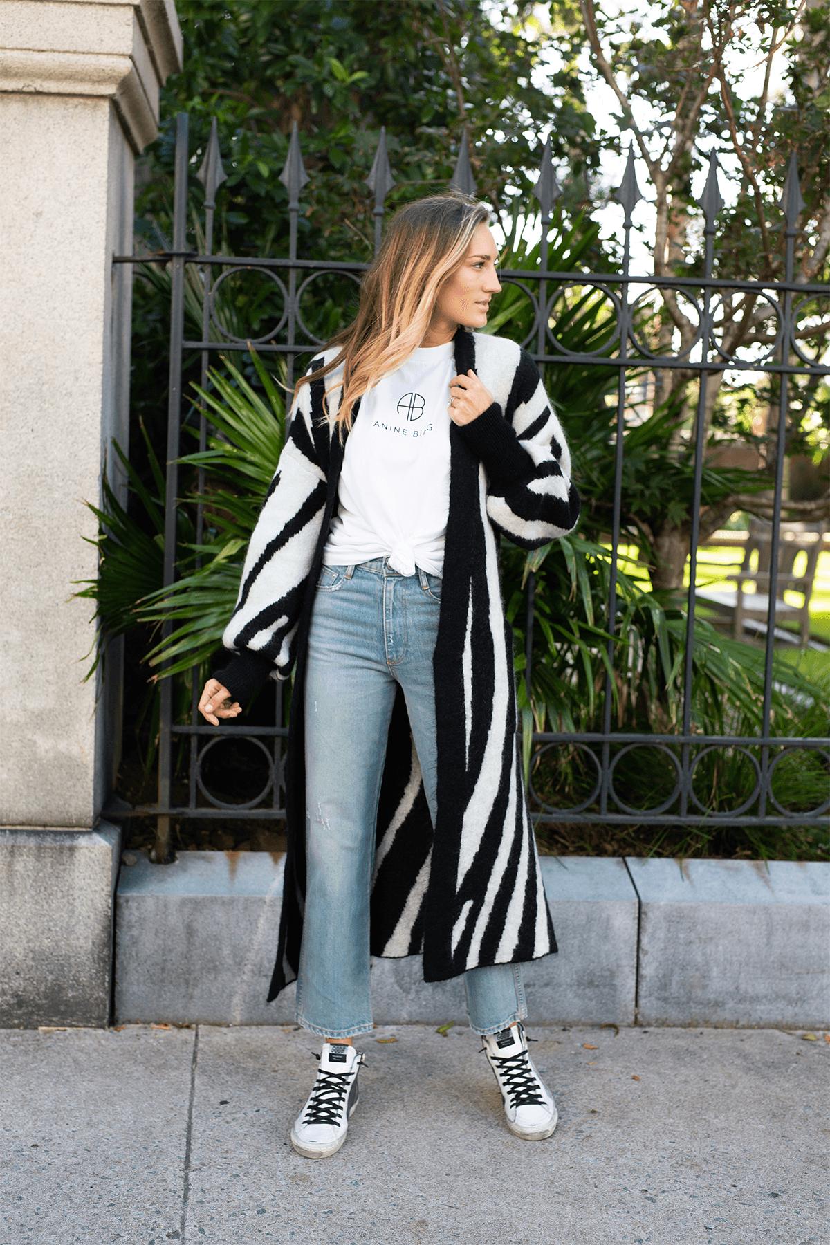 Anine Bing Wool Oliver Cardigan in 